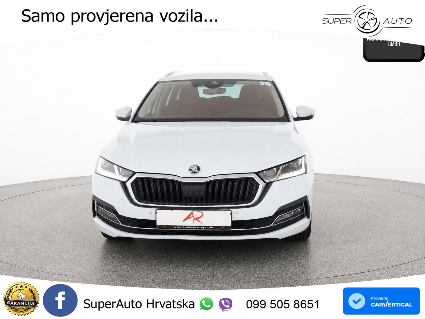 Škoda Octavia Combi 2.0 TDI (150 KS) DSG LED+GR SJED+ACC