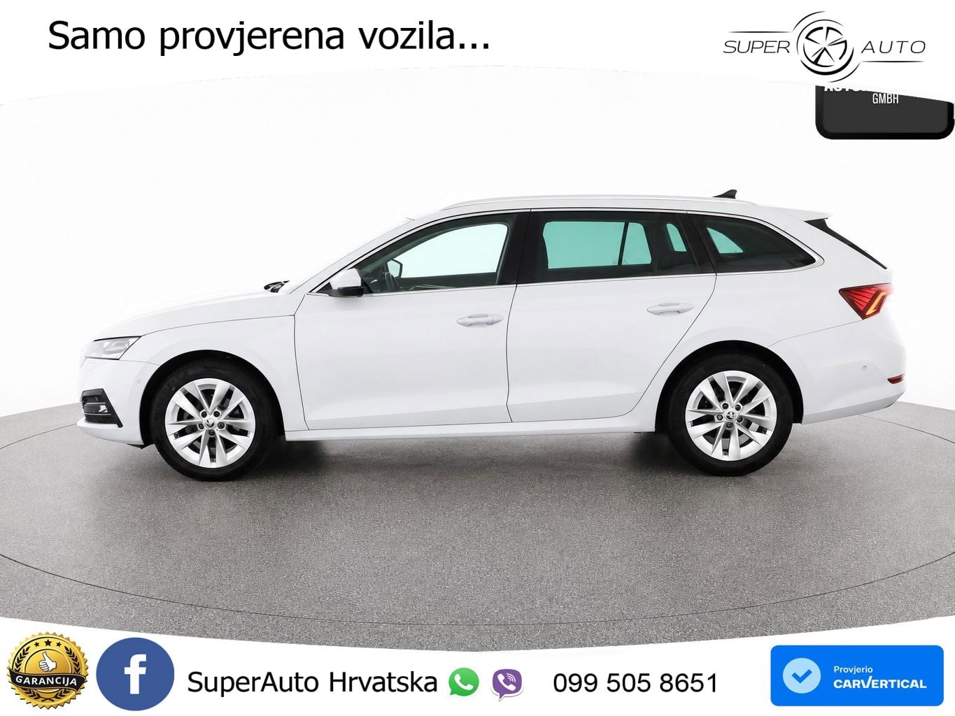 Škoda Octavia Combi 2.0 TDI (150 KS) DSG LED+GR SJED+ACC