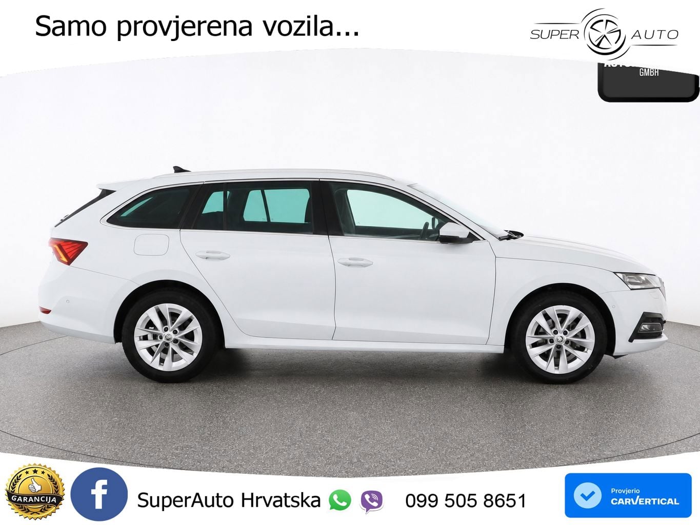 Škoda Octavia Combi 2.0 TDI (150 KS) DSG LED+GR SJED+ACC