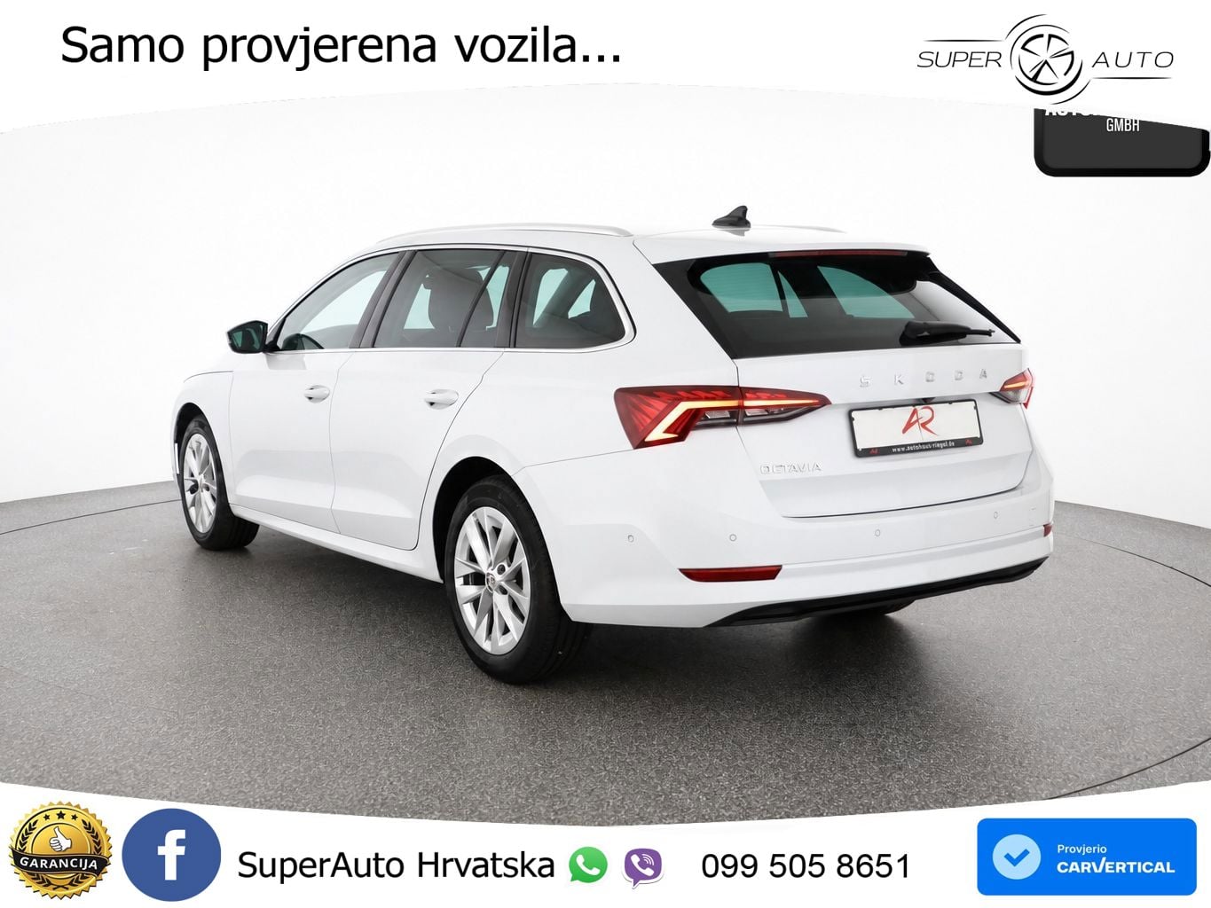 Škoda Octavia Combi 2.0 TDI (150 KS) DSG LED+GR SJED+ACC