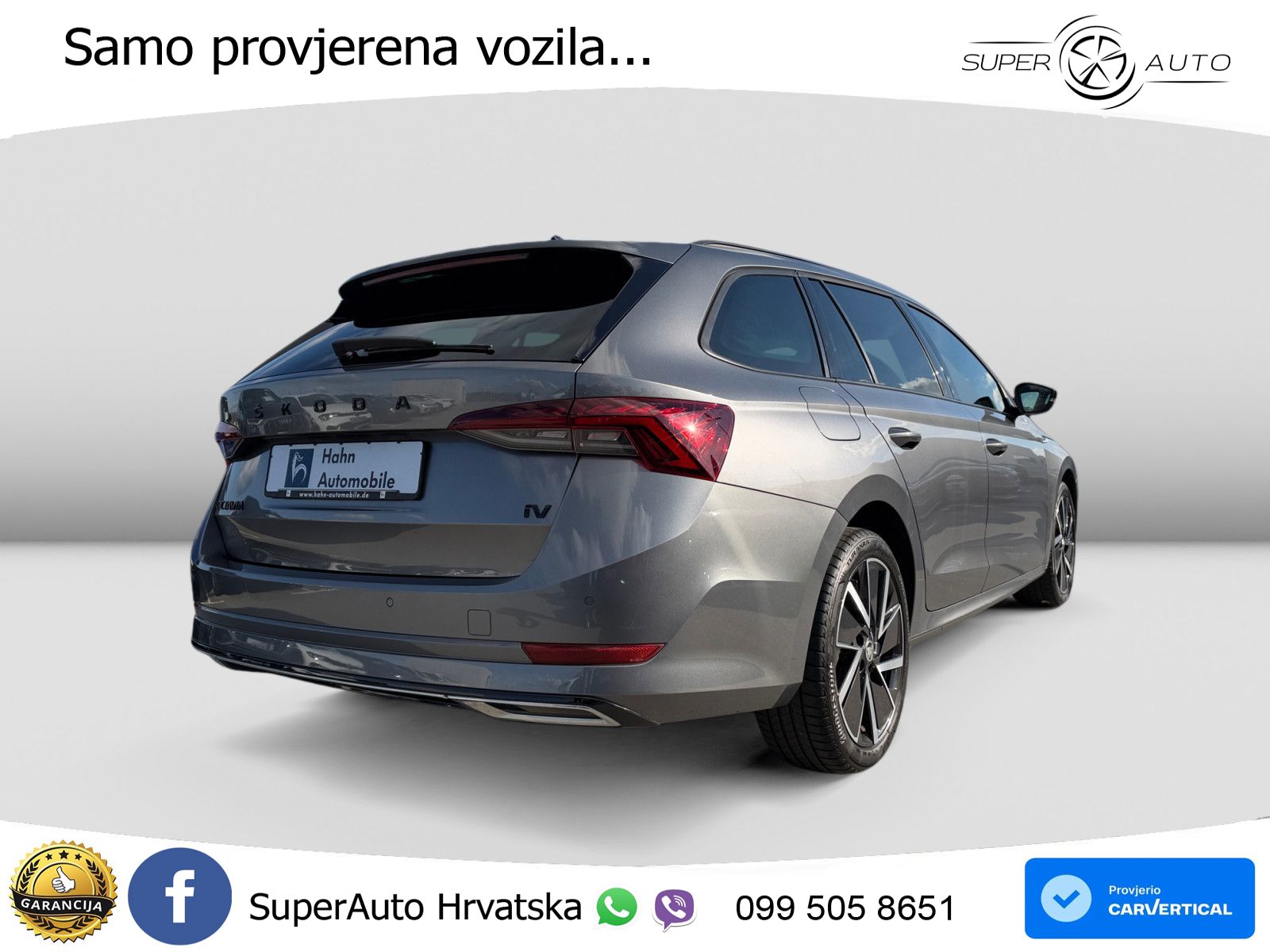 Škoda Octavia Combi iV 1.4 TSI (204 KS) DSG SportLine LED+GR SJED+ACC