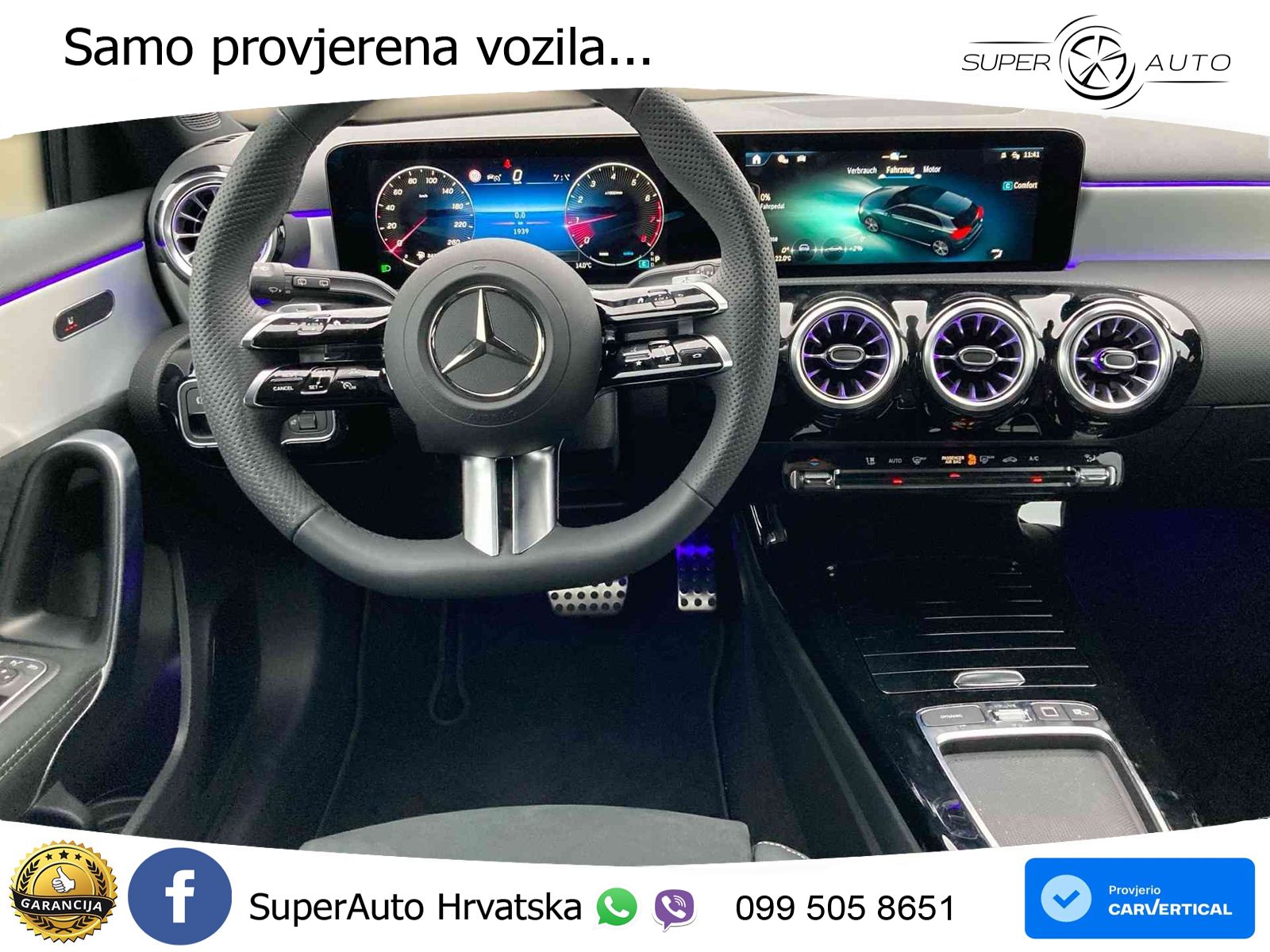 Mercedes-Benz A 200 7G-DCT AMG LED+GR SJED+ACC