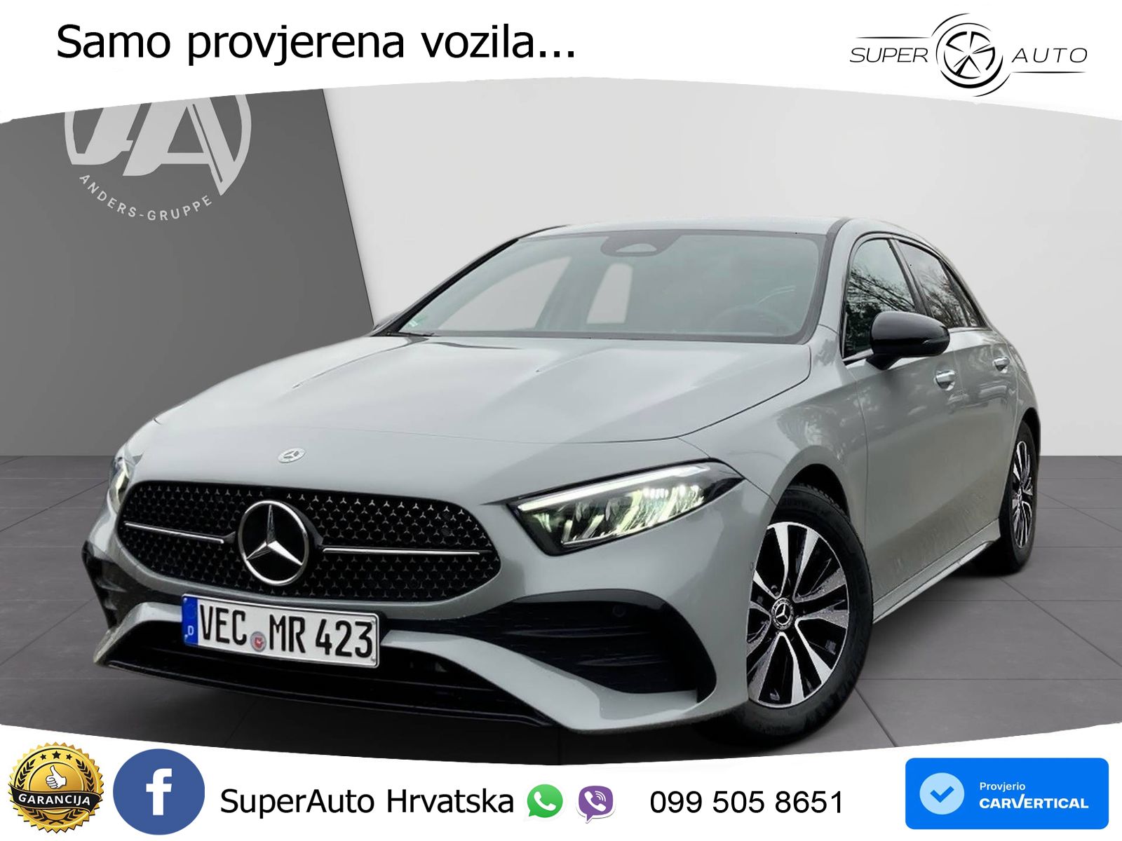 Mercedes-Benz A 200 7G-DCT AMG LED+GR SJED+ACC