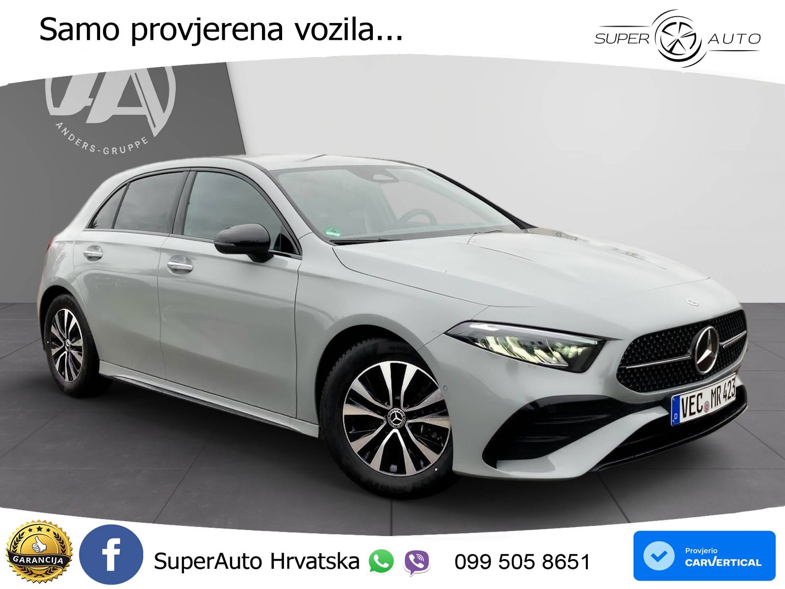 Mercedes-Benz A 200 7G-DCT AMG LED+GR SJED+ACC