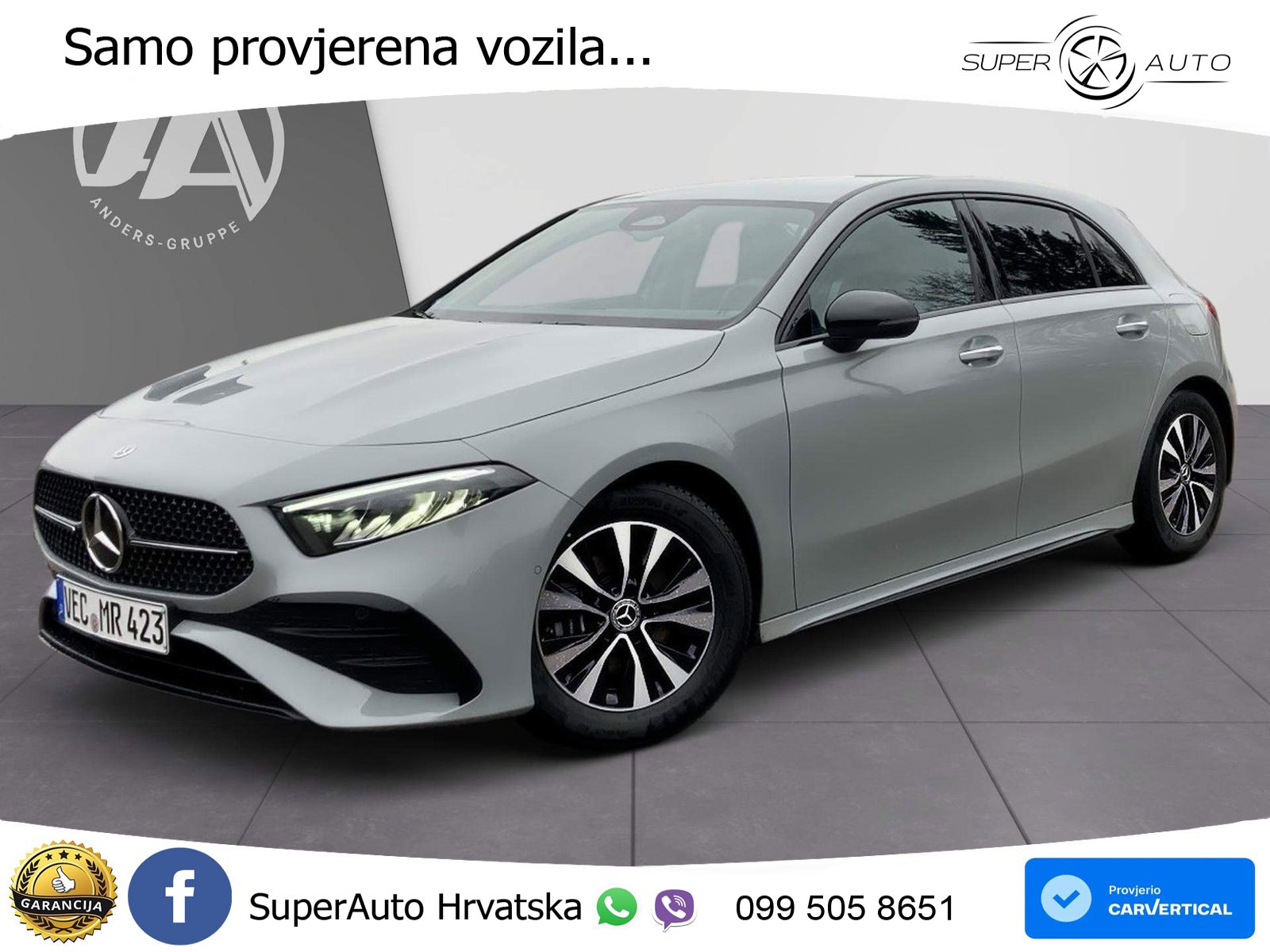 Mercedes-Benz A 200 7G-DCT AMG LED+GR SJED+ACC