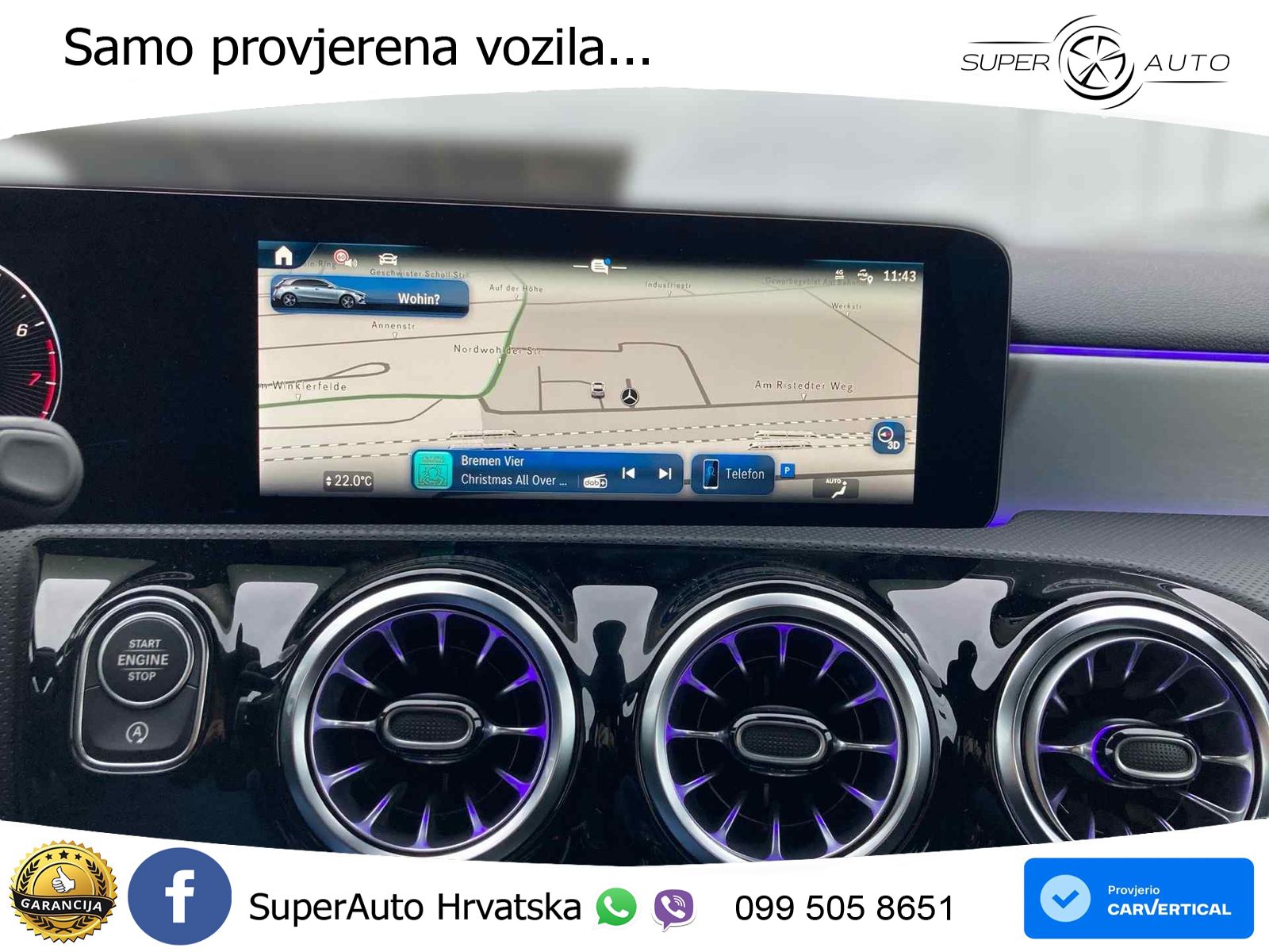 Mercedes-Benz A 200 7G-DCT AMG LED+GR SJED+ACC
