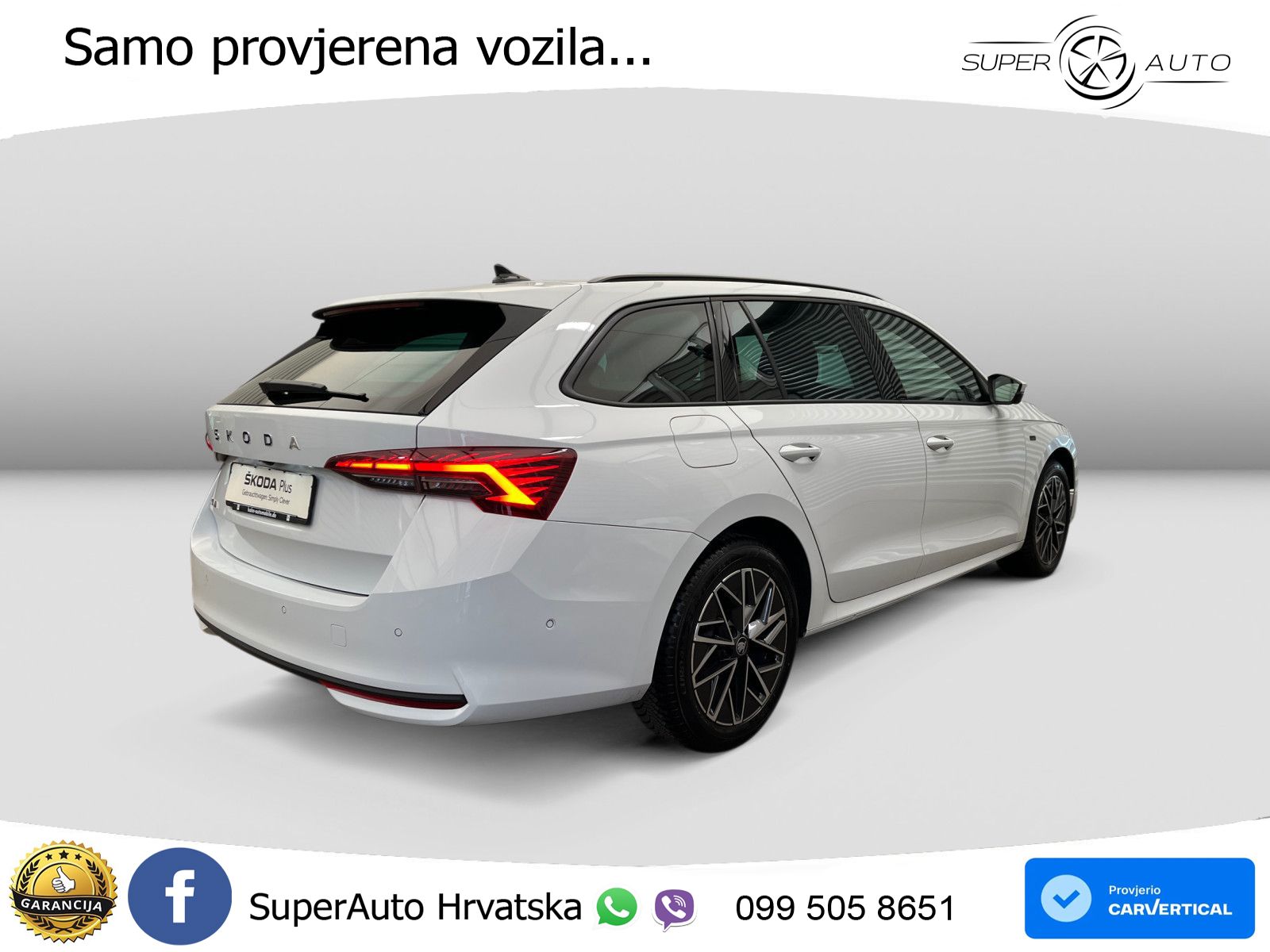 Škoda Octavia Combi 2.0 TDI (150 KS) DSG LED+GR SJED+ACC