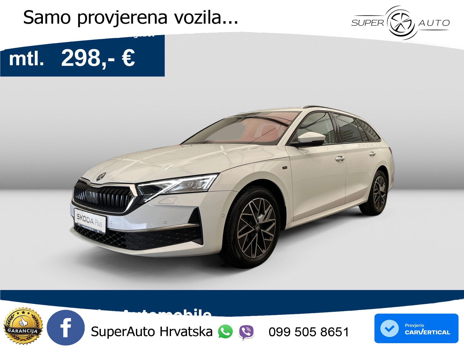 Škoda Octavia Combi 2.0 TDI (150 KS) DSG LED+GR SJED+ACC