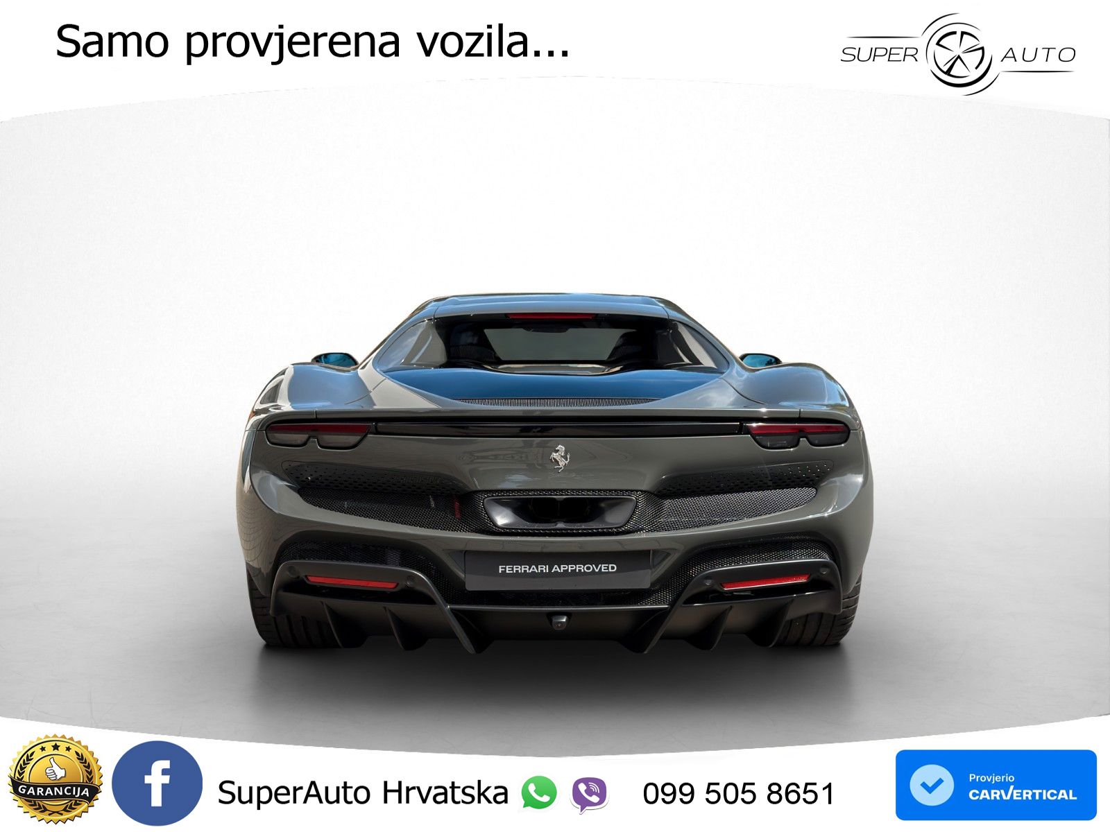 Ferrari 296 GTB 3.0 V6 (830 KS) F1 DCT