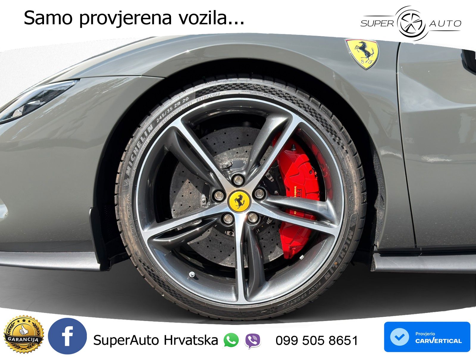 Ferrari 296 GTB 3.0 V6 (830 KS) F1 DCT