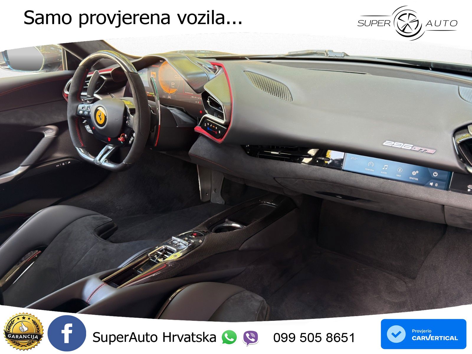 Ferrari 296 GTB 3.0 V6 (830 KS) F1 DCT