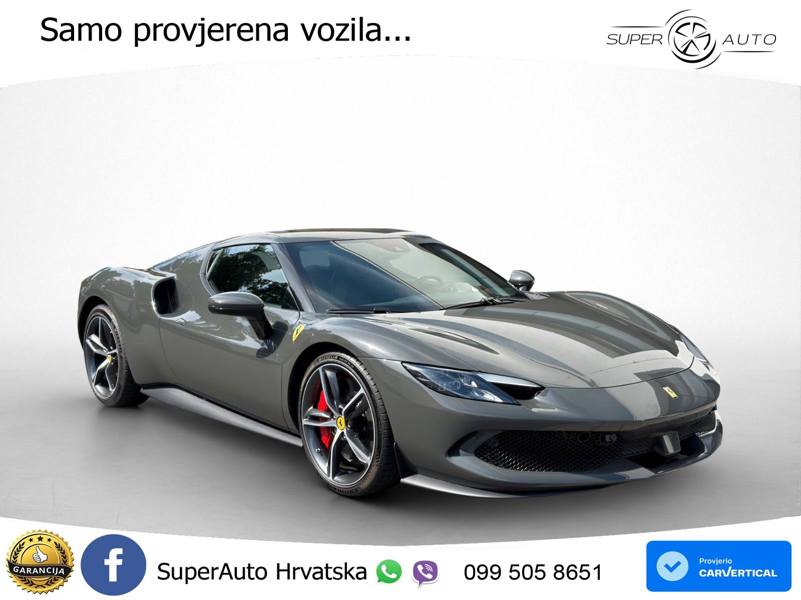 Ferrari 296 GTB 3.0 V6 (830 KS) F1 DCT