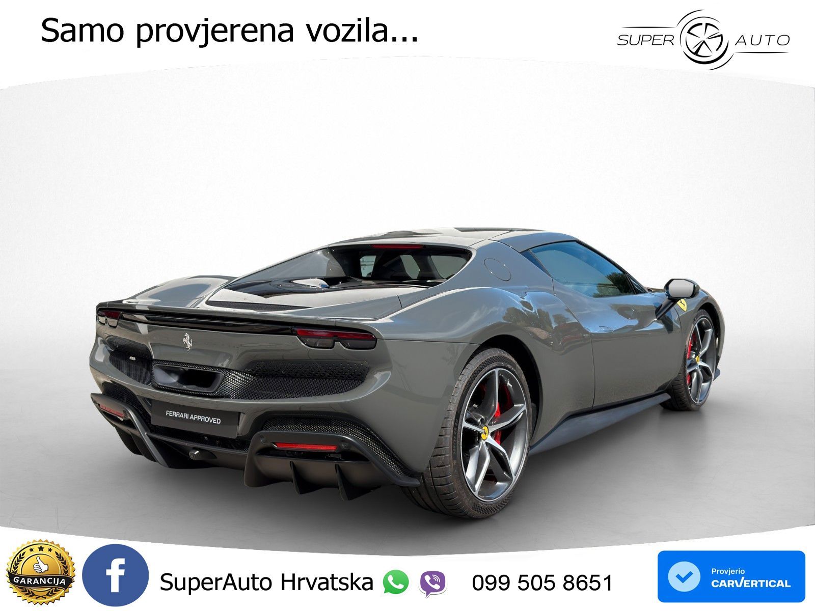 Ferrari 296 GTB 3.0 V6 (830 KS) F1 DCT