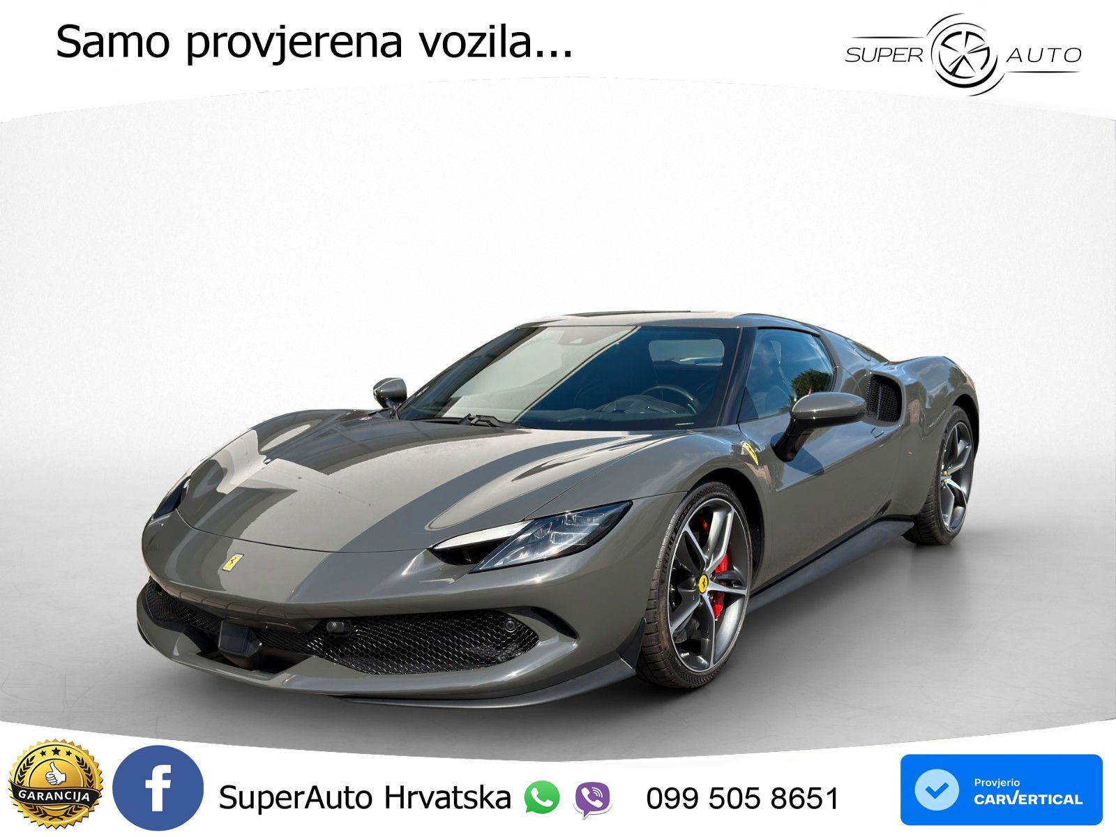 Ferrari 296 GTB 3.0 V6 (830 KS) F1 DCT