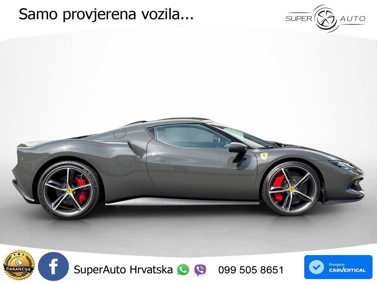 Ferrari 296 GTB 3.0 V6 (830 KS) F1 DCT