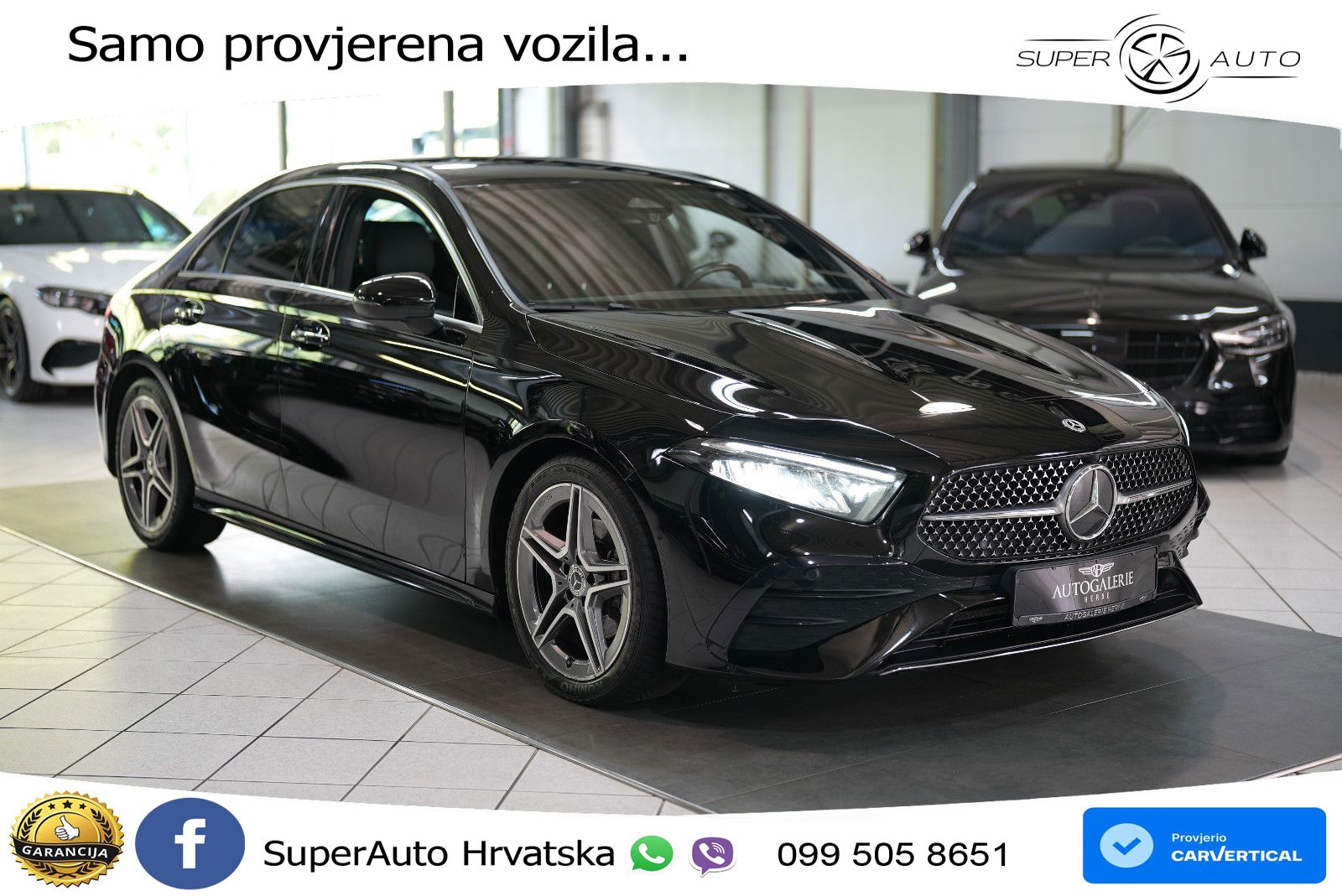 Mercedes-Benz A 200d 8G-DCT AMG LED+GR SJED+ACC