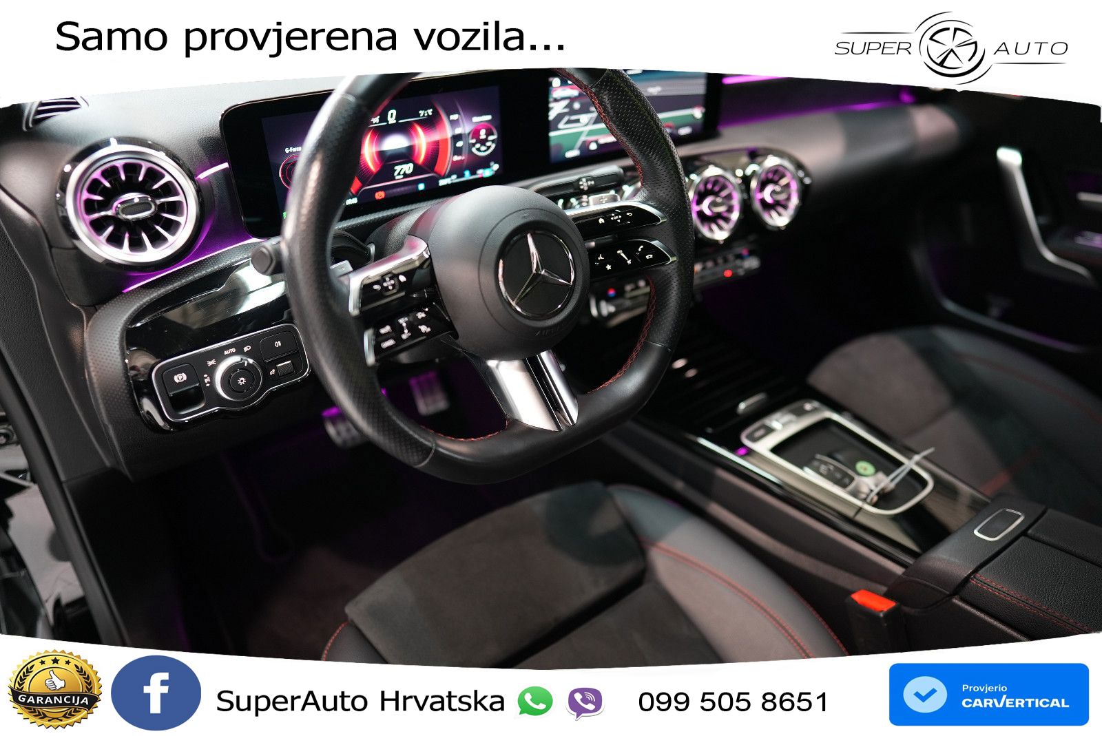Mercedes-Benz A 200d 8G-DCT AMG LED+GR SJED+ACC