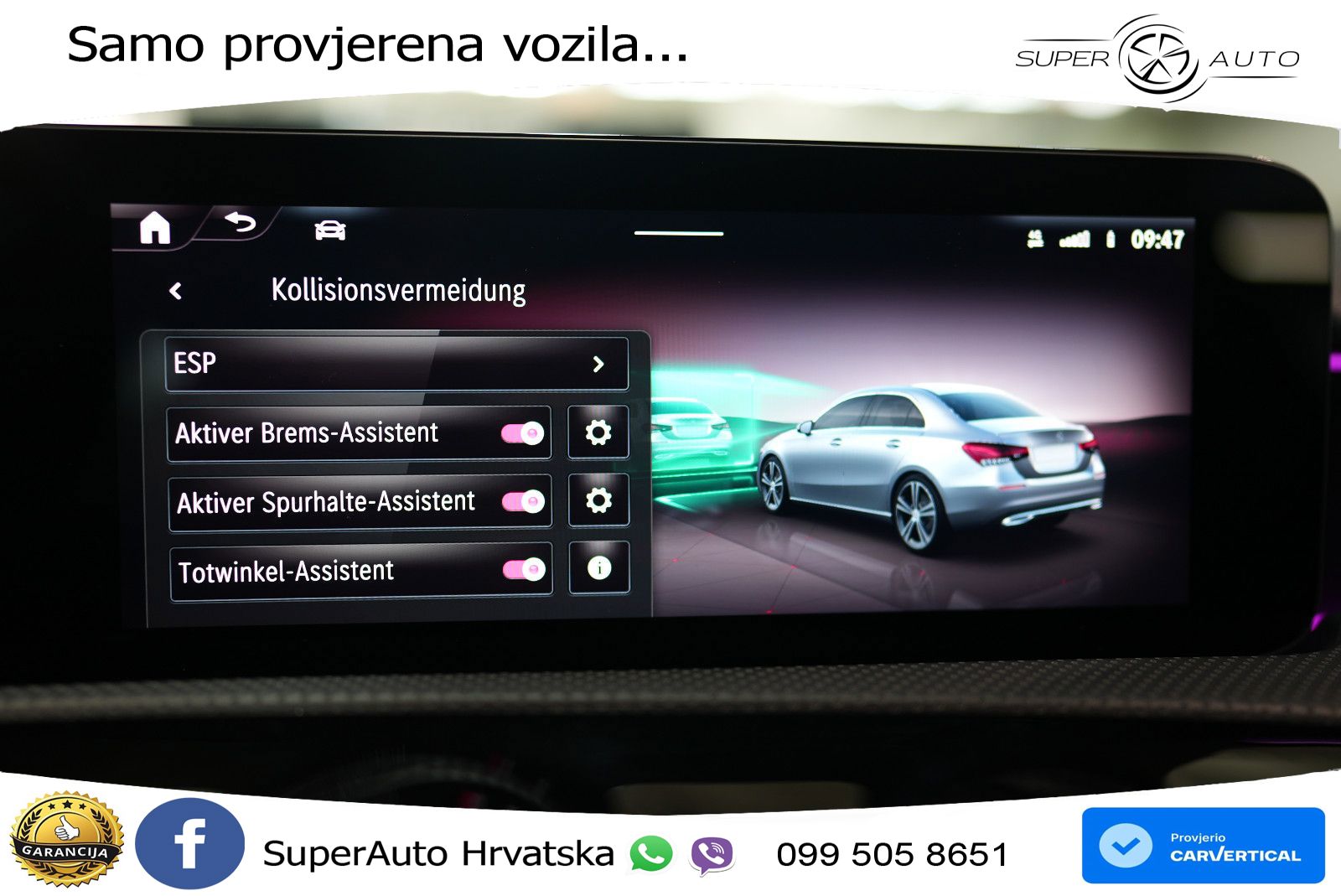Mercedes-Benz A 200d 8G-DCT AMG LED+GR SJED+ACC