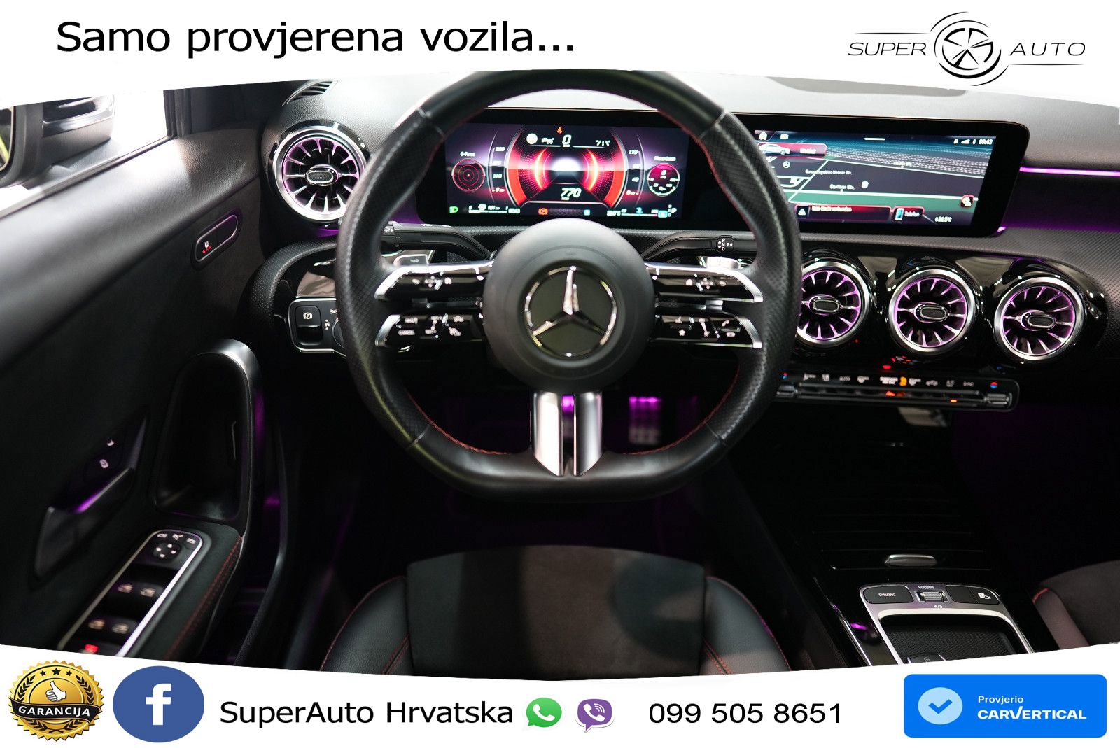 Mercedes-Benz A 200d 8G-DCT AMG LED+GR SJED+ACC