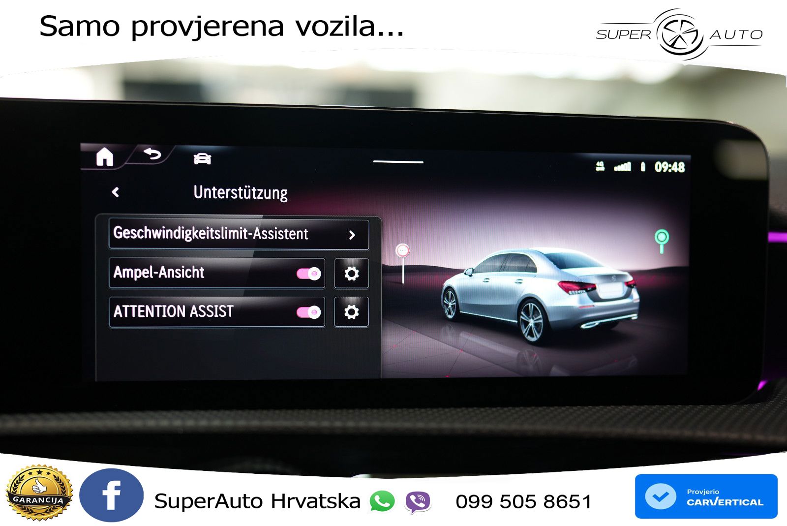 Mercedes-Benz A 200d 8G-DCT AMG LED+GR SJED+ACC