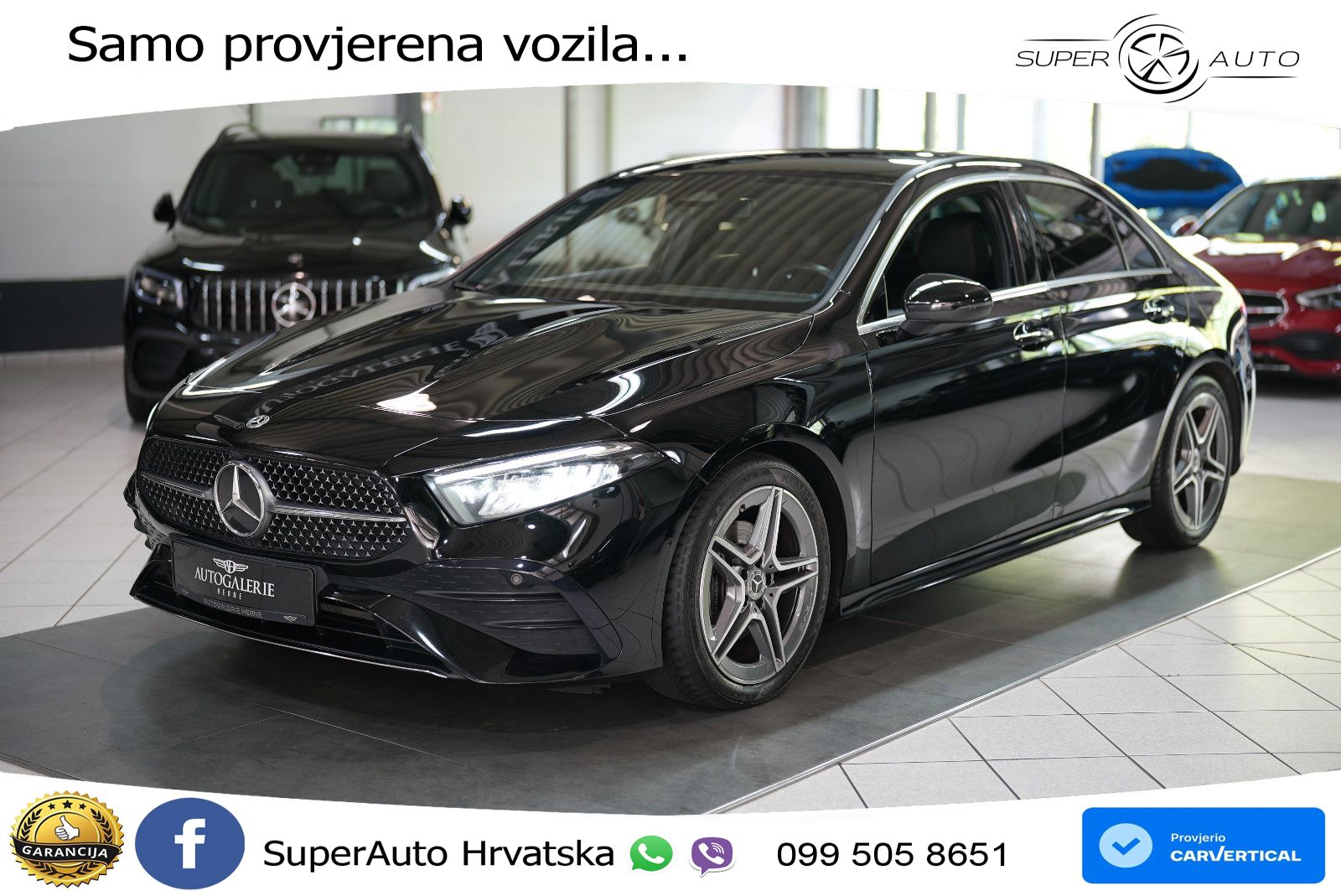 Mercedes-Benz A 200d 8G-DCT AMG LED+GR SJED+ACC