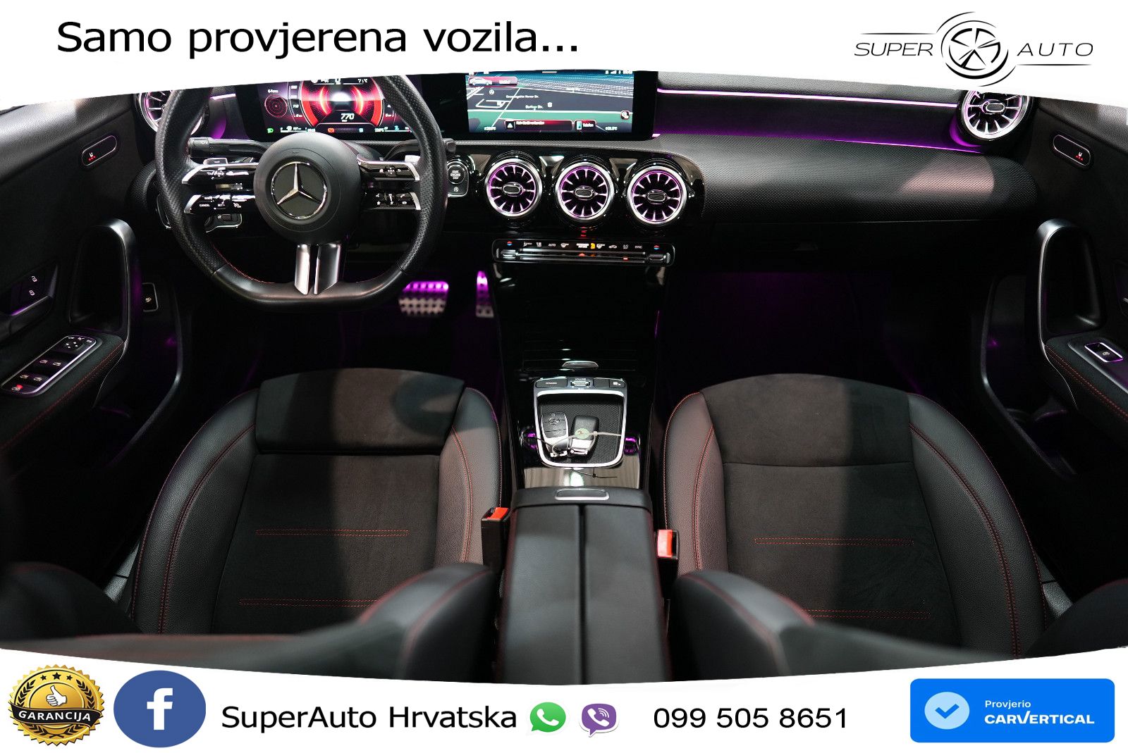 Mercedes-Benz A 200d 8G-DCT AMG LED+GR SJED+ACC