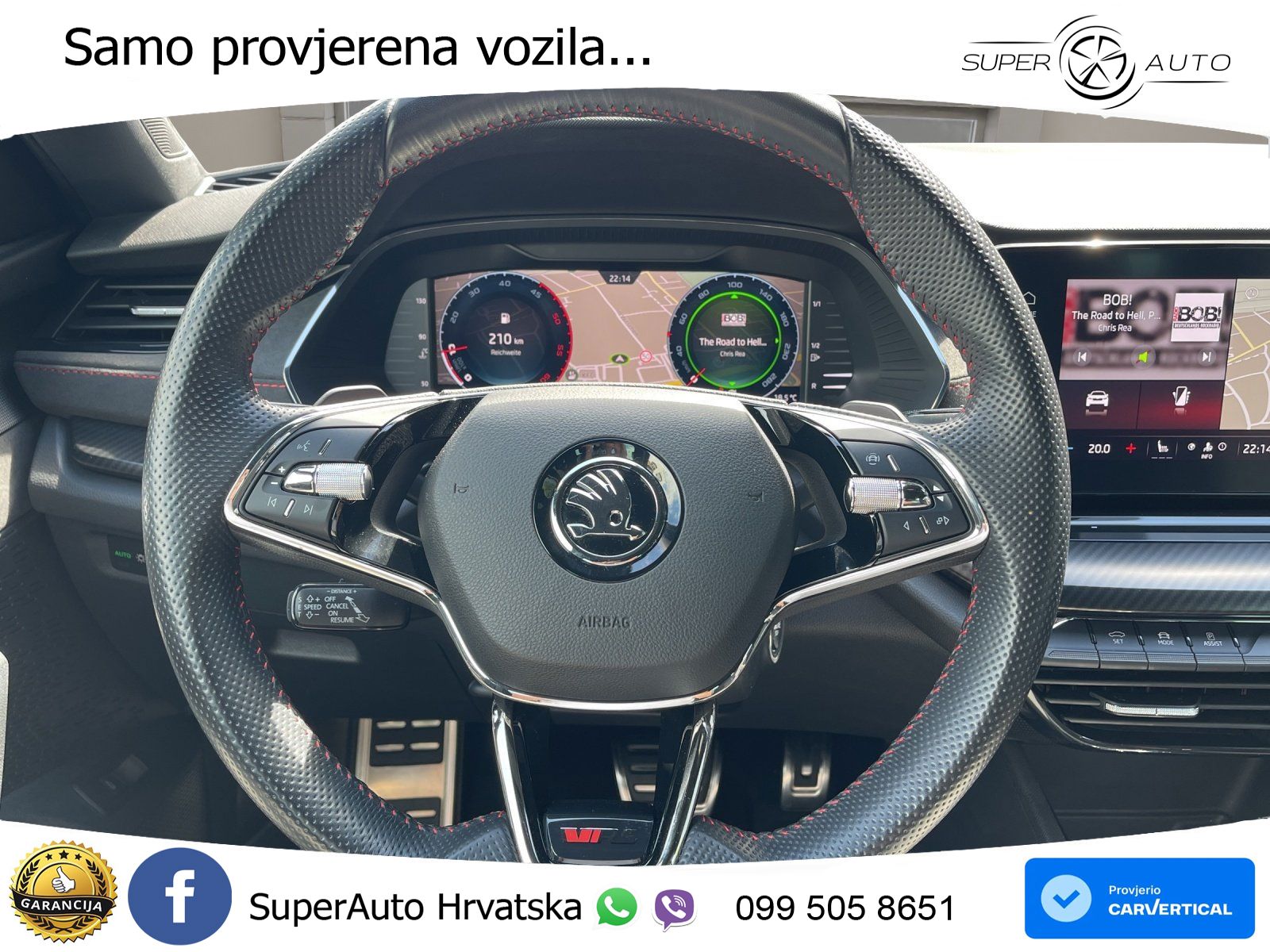 Škoda Octavia Combi RS 2.0 TDI (200 KS) DSG LED+GR SJED+ACC