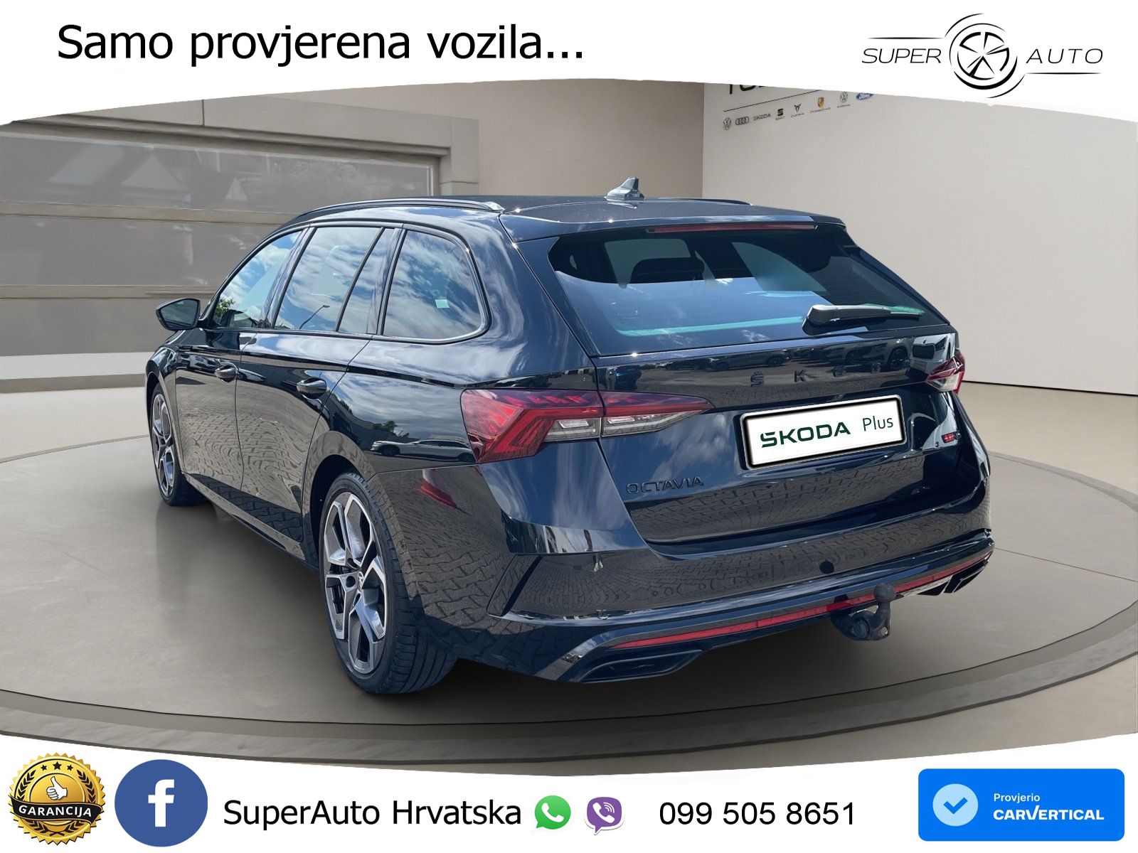 Škoda Octavia Combi RS 2.0 TDI (200 KS) DSG LED+GR SJED+ACC