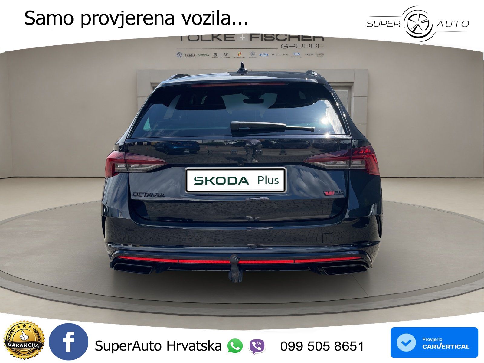 Škoda Octavia Combi RS 2.0 TDI (200 KS) DSG LED+GR SJED+ACC