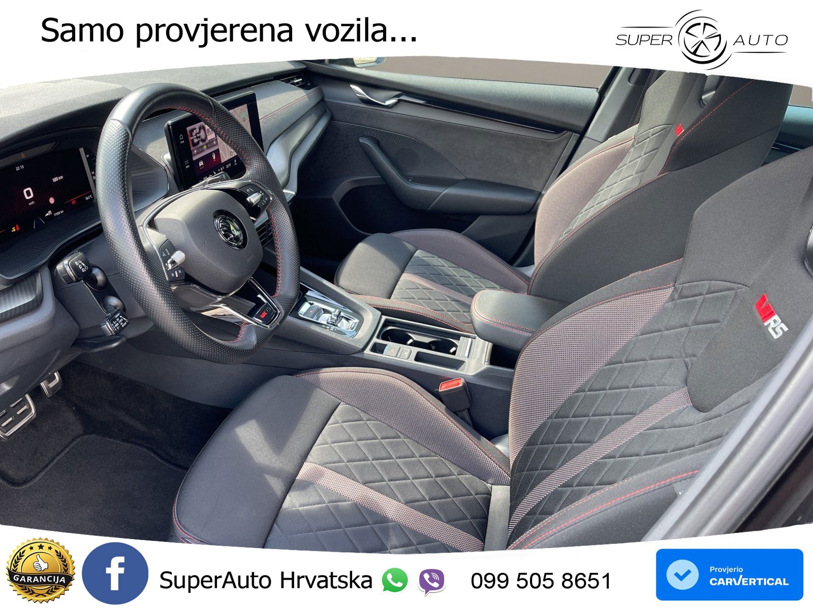 Škoda Octavia Combi RS 2.0 TDI (200 KS) DSG LED+GR SJED+ACC