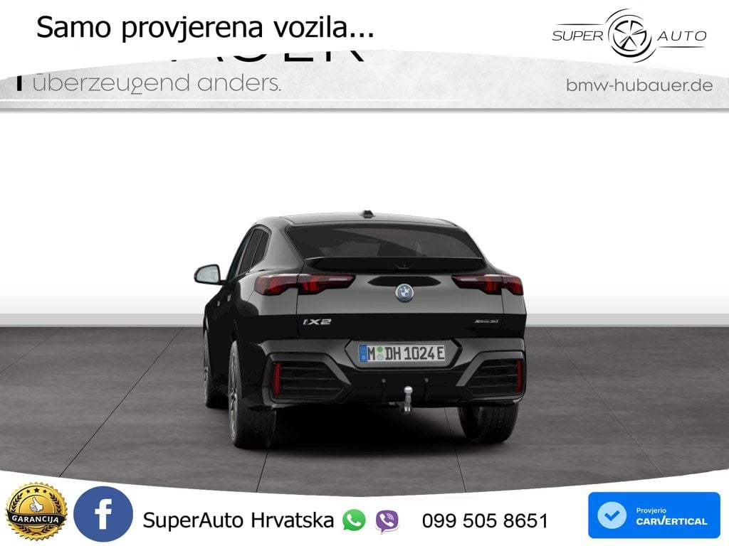 BMW iX2 66.5 kWh (313 KS) xDrive30 M Sport LED+GR SJED+ACC