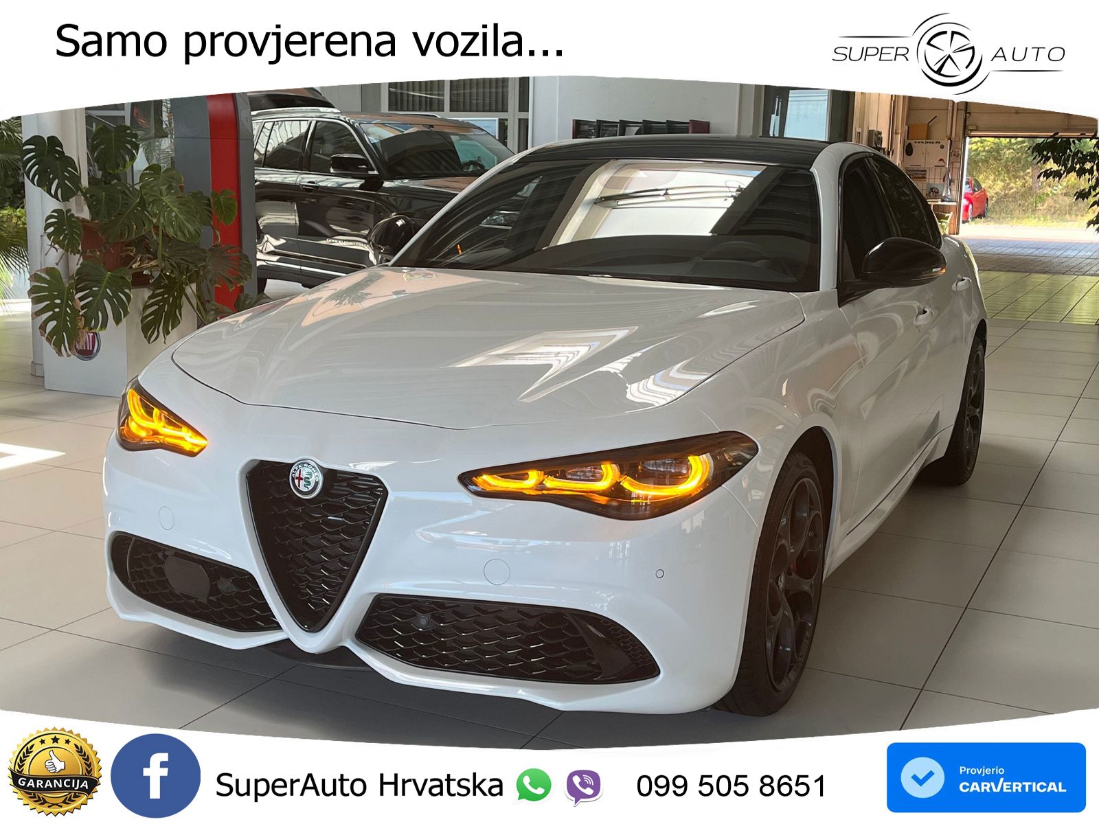 Alfa Romeo Giulia 2.2 MultiJet II (210 KS) Q4 Automatic LED+GR SJED+ACC