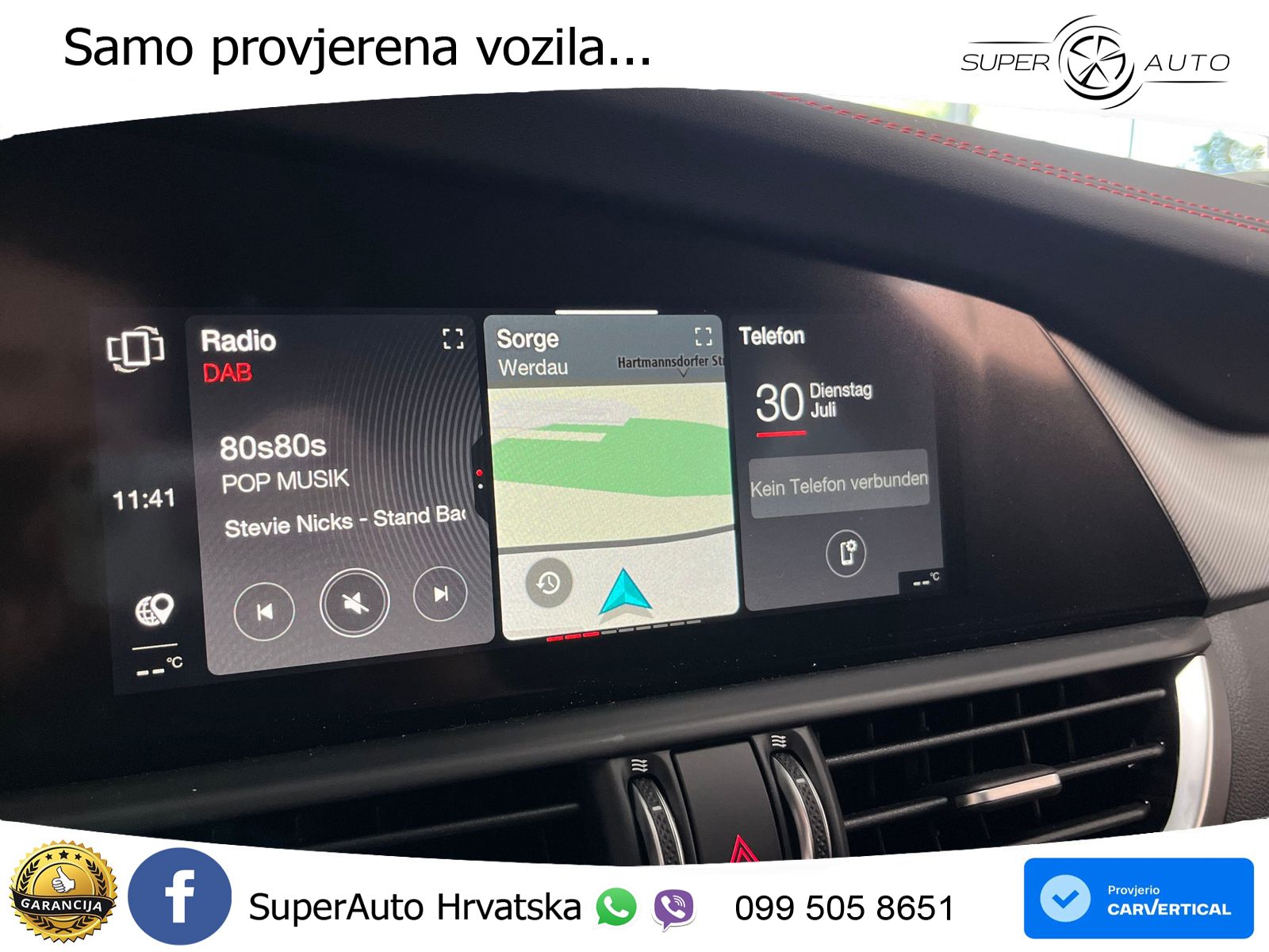 Alfa Romeo Giulia 2.2 MultiJet II (210 KS) Q4 Automatic LED+GR SJED+ACC