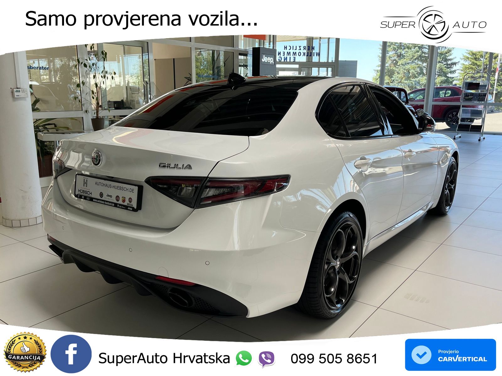 Alfa Romeo Giulia 2.2 MultiJet II (210 KS) Q4 Automatic LED+GR SJED+ACC