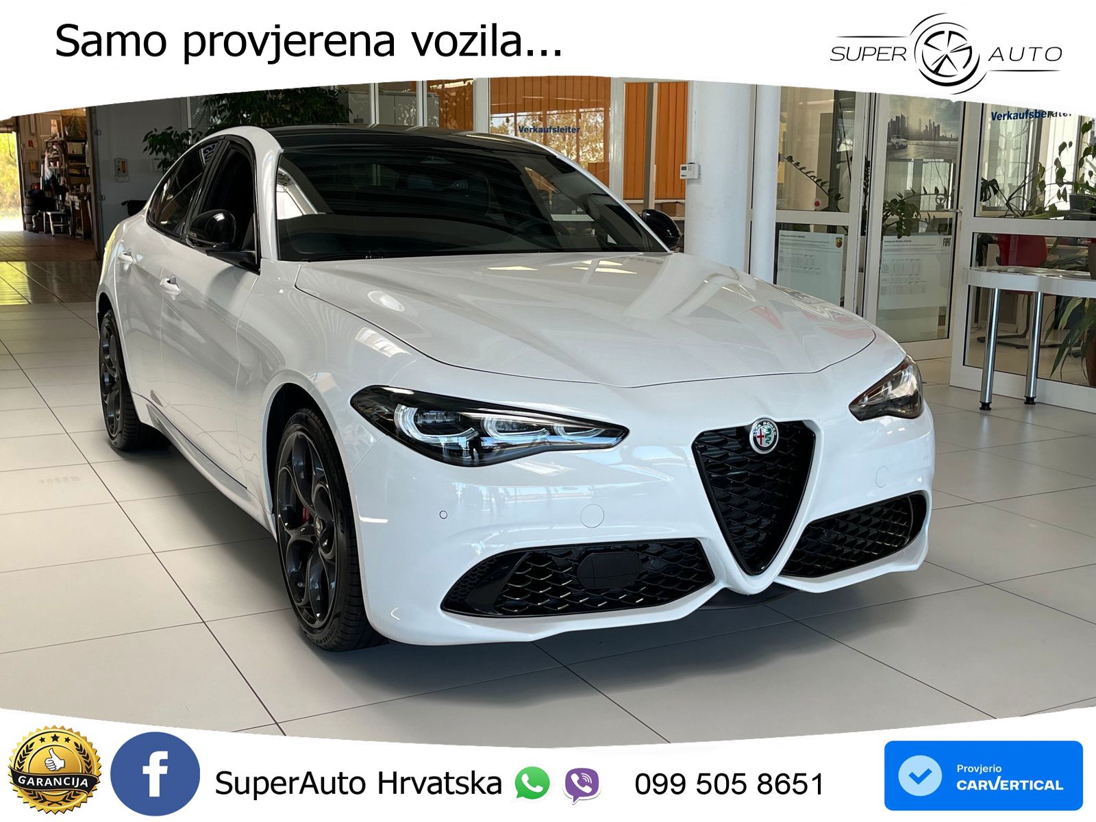 Alfa Romeo Giulia 2.2 MultiJet II (210 KS) Q4 Automatic LED+GR SJED+ACC