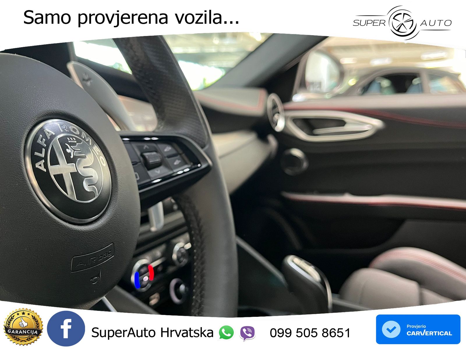 Alfa Romeo Giulia 2.2 MultiJet II (210 KS) Q4 Automatic LED+GR SJED+ACC