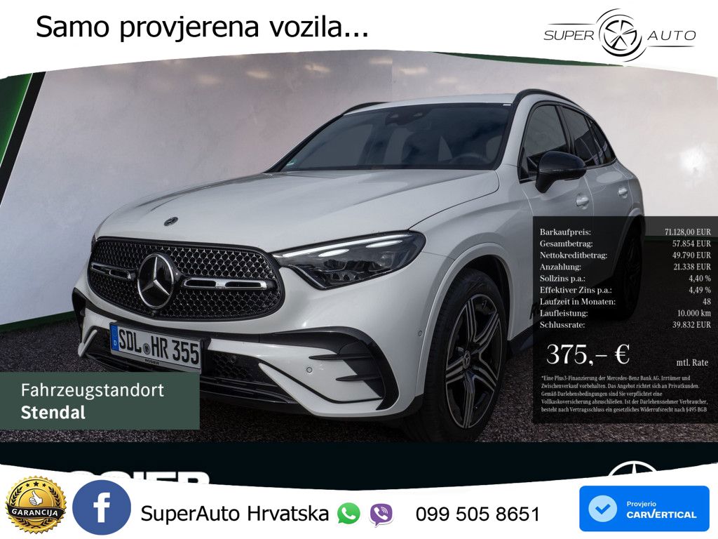 Mercedes GLC 300d (269 KS) 4MATIC 9G-TRONIC AMG LED+GR SJED+ACC