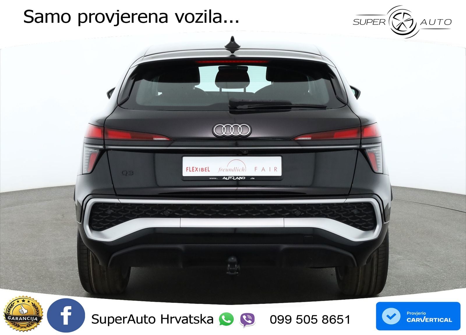 Audi Q3 Sportback 1.5 TFSI (150 KS) S tronic S line LED+GR SJED+ACC