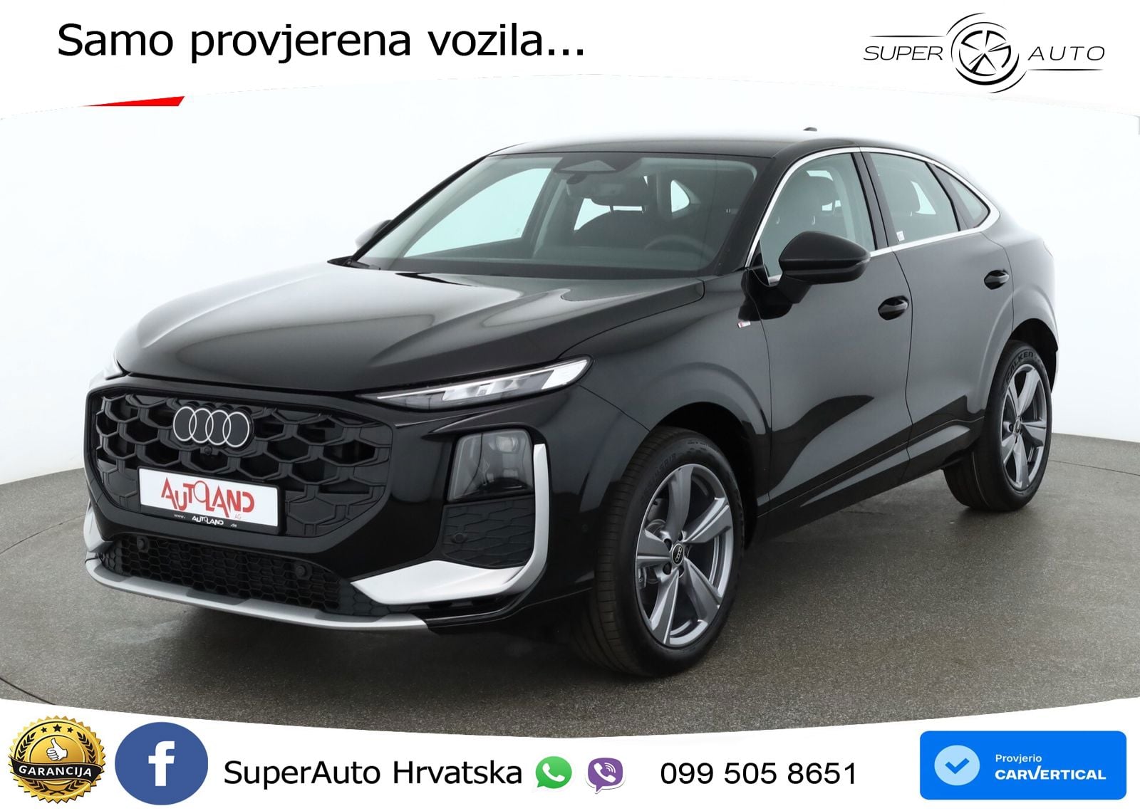 Audi Q3 Sportback 1.5 TFSI (150 KS) S tronic S line LED+GR SJED+ACC