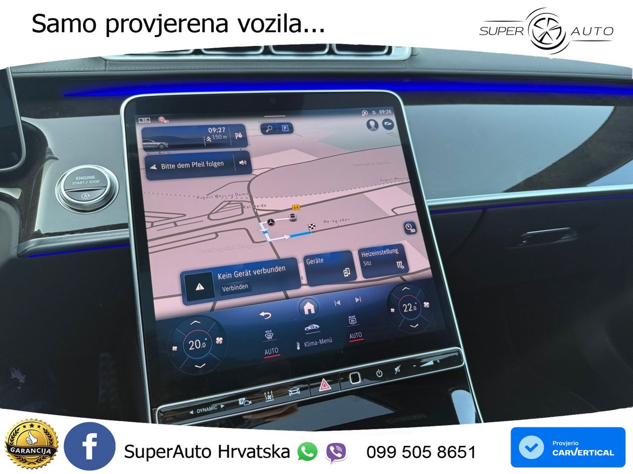 Mercedes S 350d (313 KS) EQ Boost 4MATIC 9G-TRONIC AMG ACC+HEAD+4xGR SJED+360+PANO