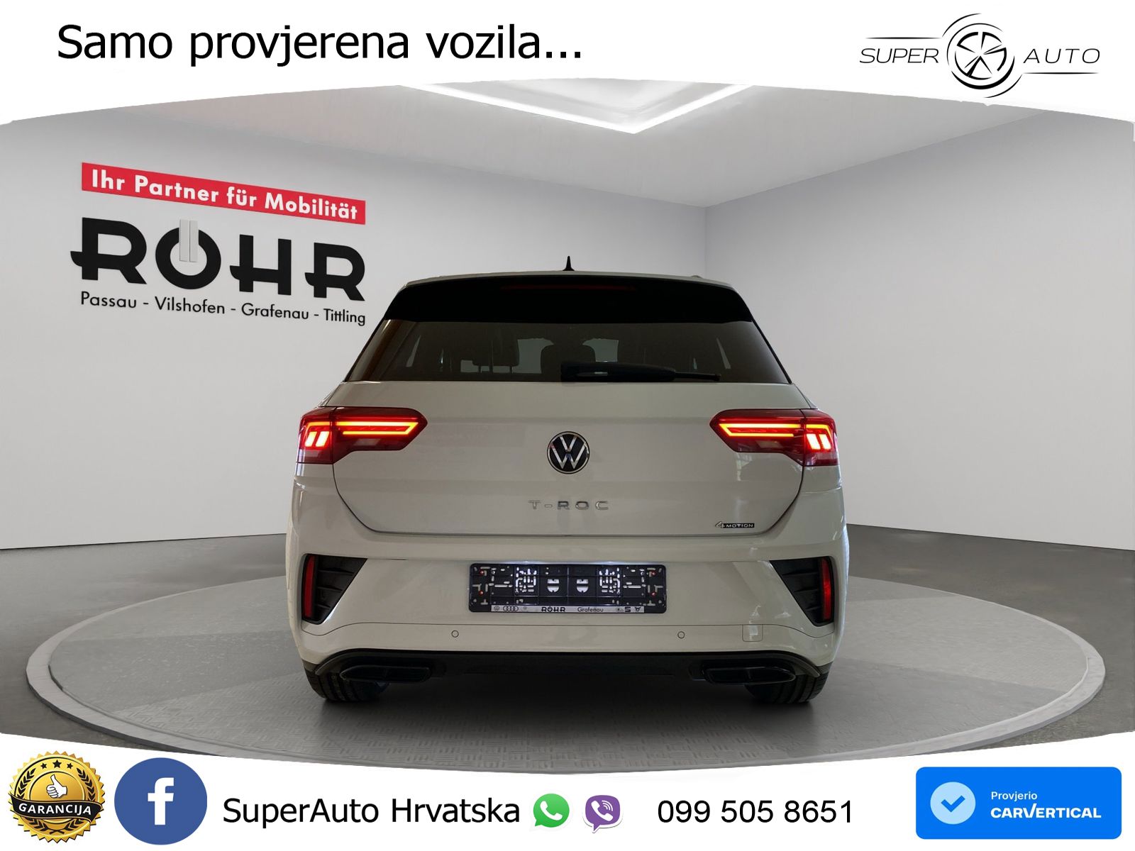 Volkswagen T-Roc I 2.0 TSI (190 KS) 4M DSG LED+GR SJED+ACC