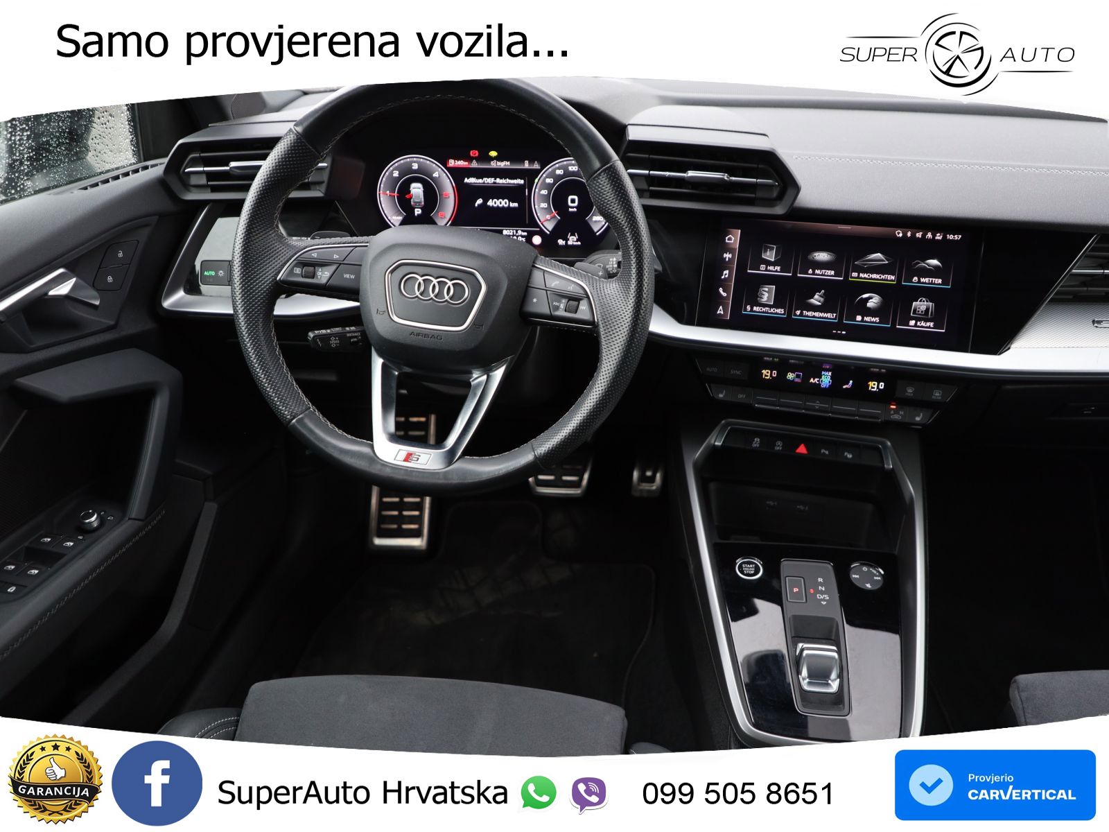 Audi A3 40 TDI (200 KS) quattro S tronic S line LED+GR SJED+ACC