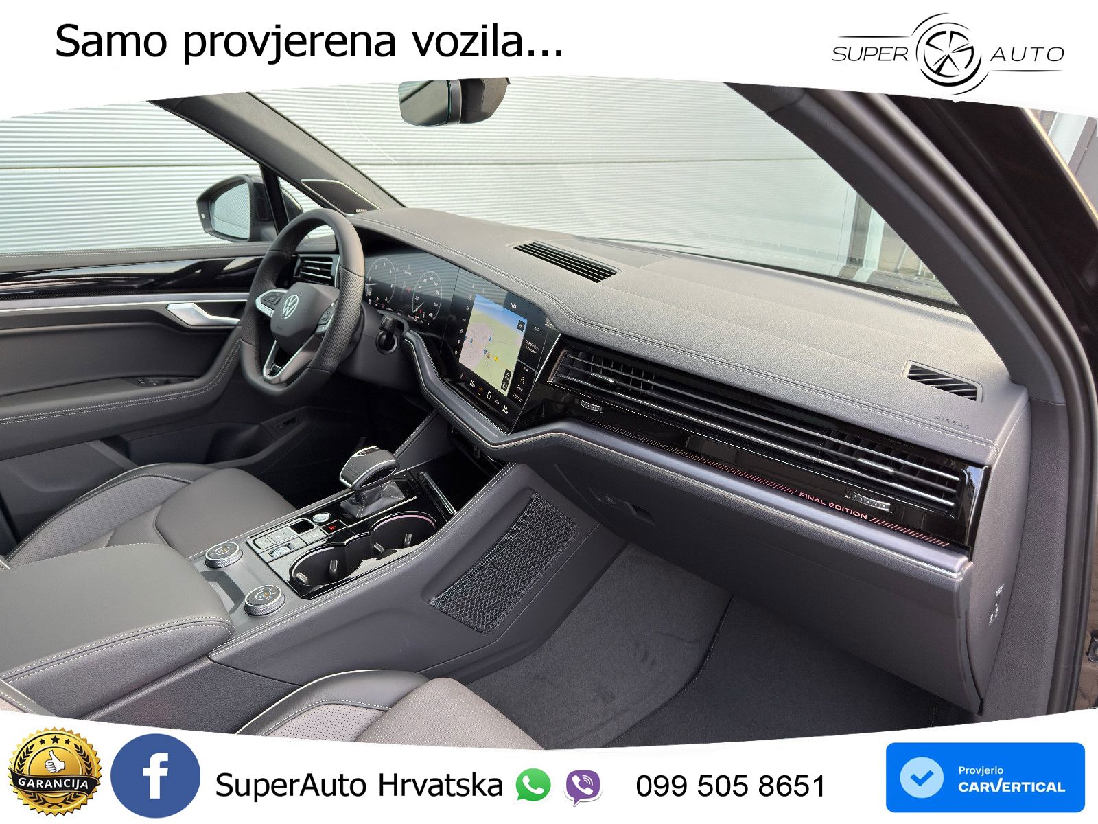 Volkswagen Touareg 3.0 V6 TDI (286 KS) 4MOTION Tiptronic ZRAČNI+ACC+GR SJED+KAM+PANO