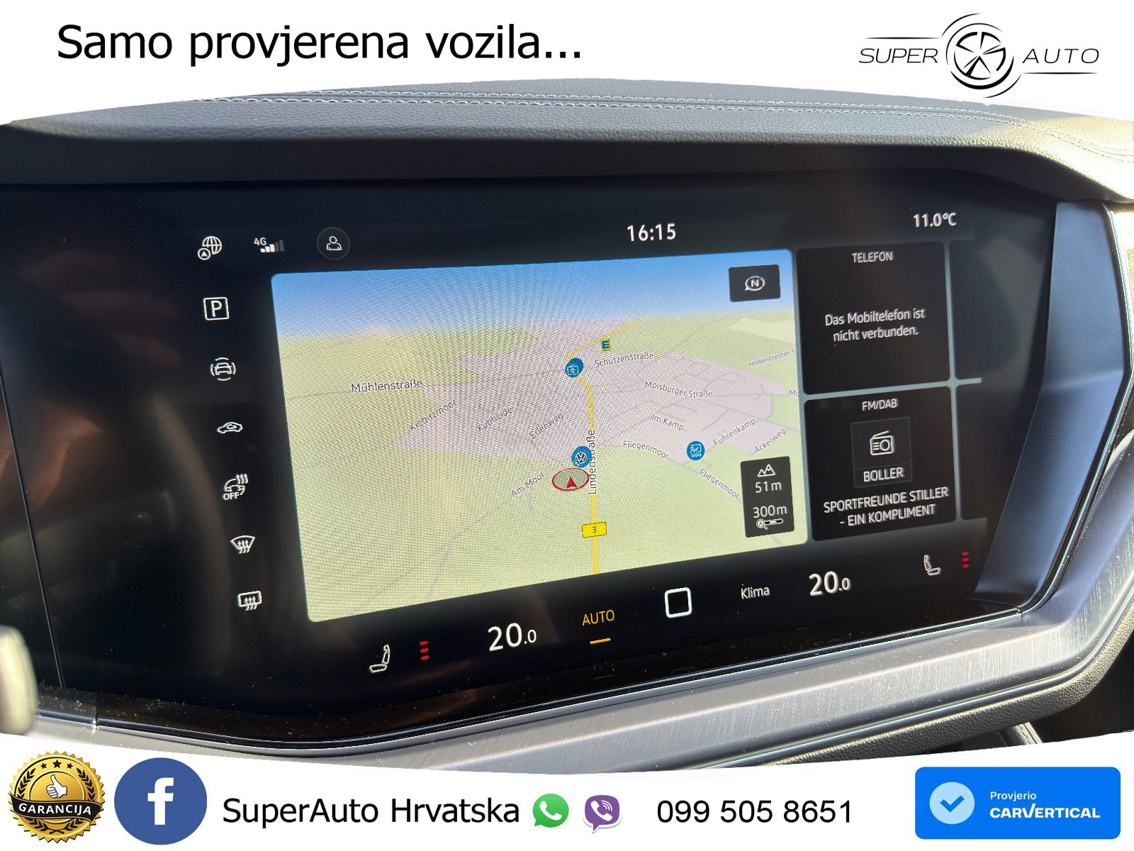 Volkswagen Touareg 3.0 V6 TDI (286 KS) 4MOTION Tiptronic ZRAČNI+ACC+GR SJED+KAM+PANO