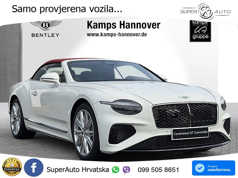 Bentley Continental GTC IV 4.0 V8 TFSi (680 KS) AWD DCT ZRAČNI+ACC+GR SJED+KAM+PANO
