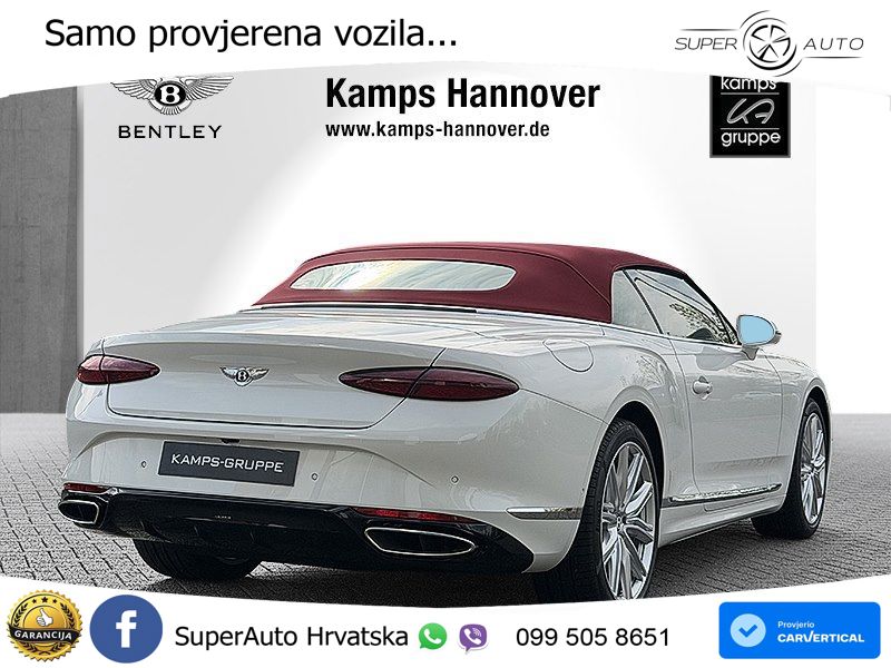 Bentley Continental GTC IV 4.0 V8 TFSi (680 KS) AWD DCT ZRAČNI+ACC+GR SJED+KAM+PANO