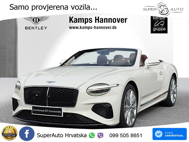 Bentley Continental GTC IV 4.0 V8 TFSi (680 KS) AWD DCT ZRAČNI+ACC+GR SJED+KAM+PANO