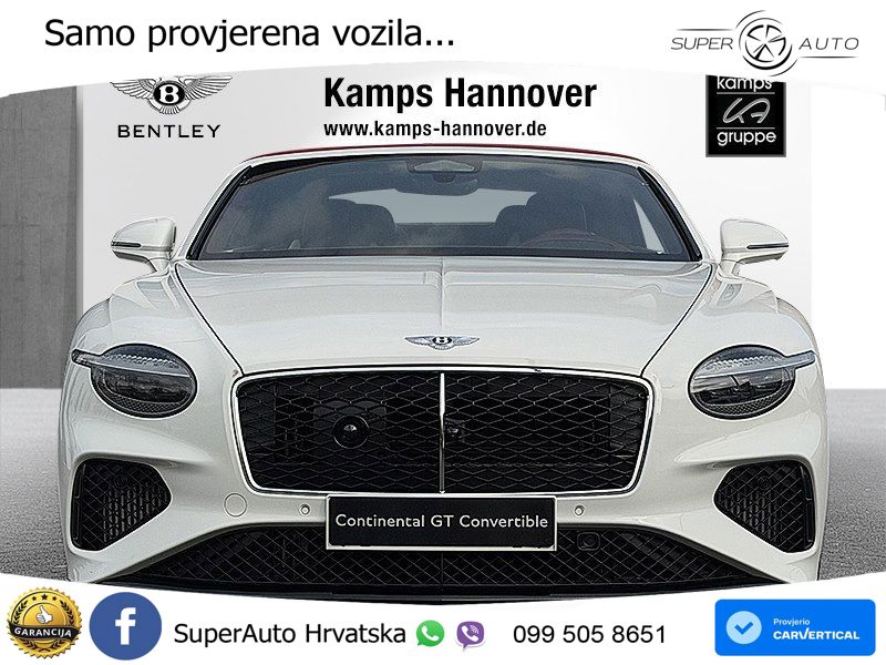 Bentley Continental GTC IV 4.0 V8 TFSi (680 KS) AWD DCT ZRAČNI+ACC+GR SJED+KAM+PANO