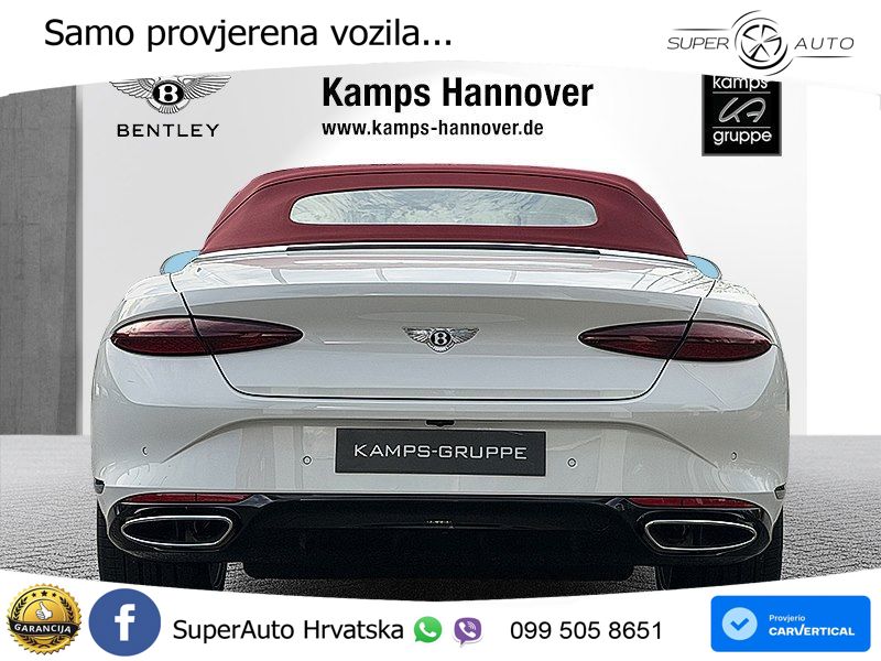 Bentley Continental GTC IV 4.0 V8 TFSi (680 KS) AWD DCT ZRAČNI+ACC+GR SJED+KAM+PANO