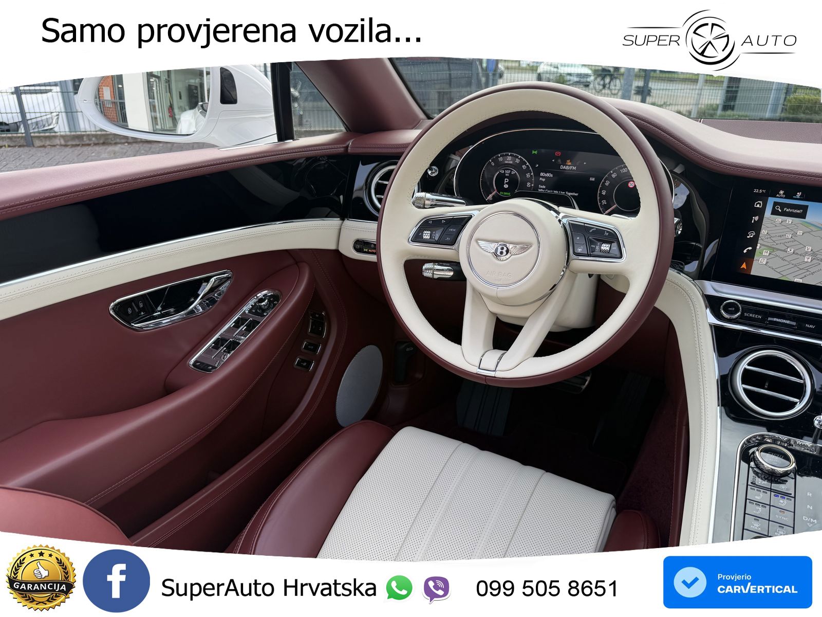 Bentley Continental GTC IV 4.0 V8 TFSi (680 KS) AWD DCT ZRAČNI+ACC+GR SJED+KAM+PANO